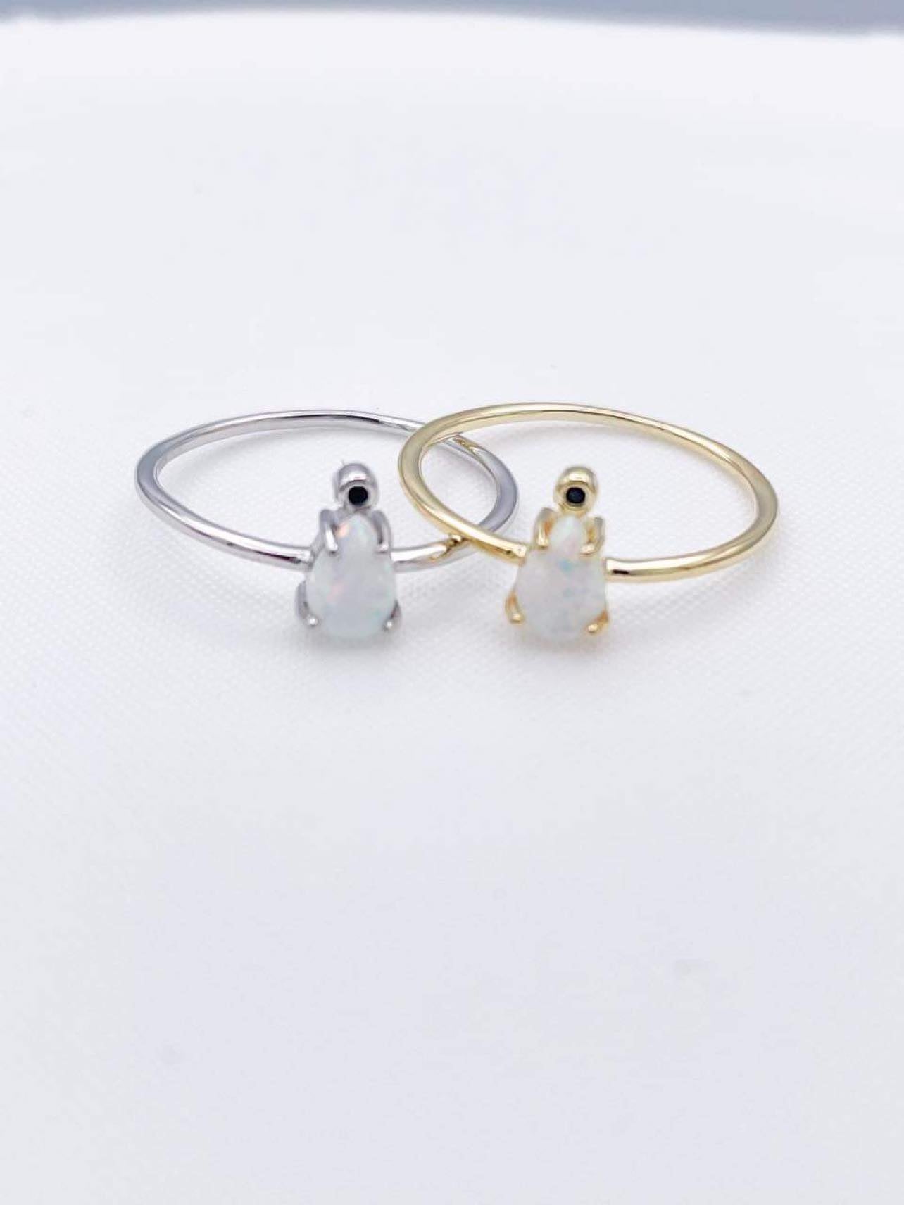 Prong Set Single Opal Sized Ring - SSS