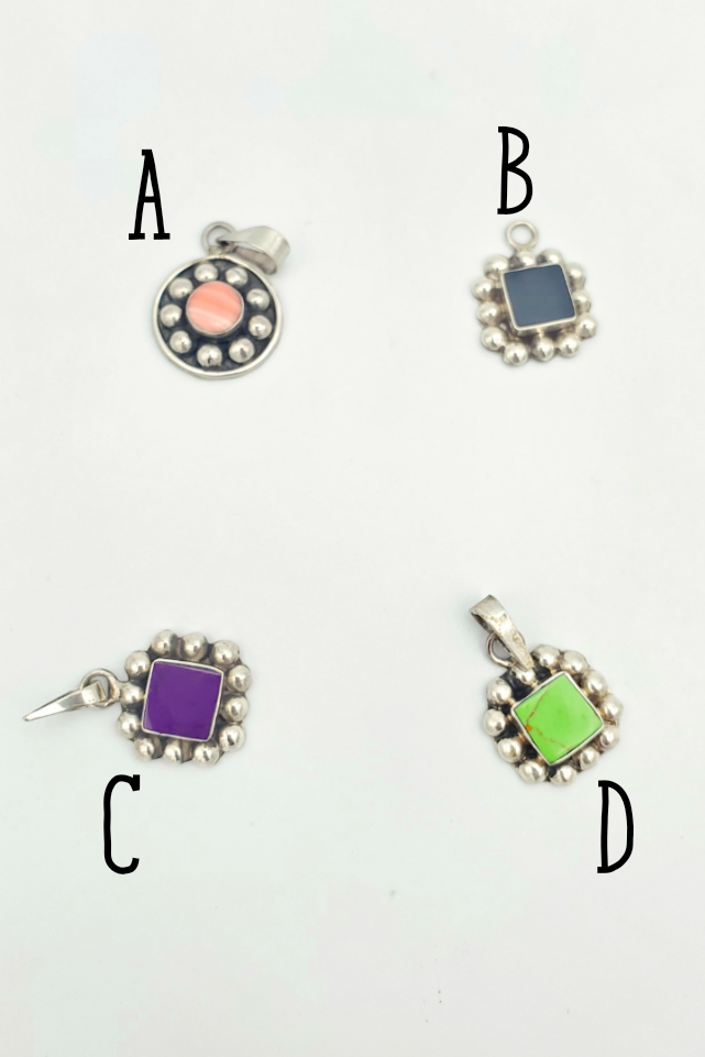 Dainty Variety of Pendants - Solid Sterling Silver