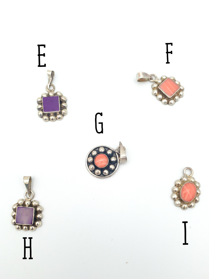 Dainty Variety of Pendants - Solid Sterling Silver