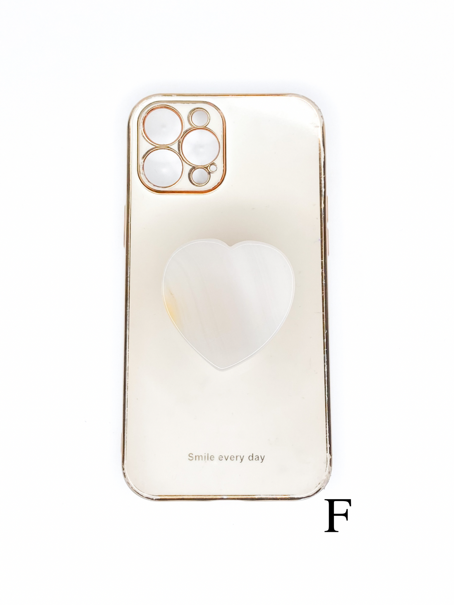 Grey Heart Phone Stone