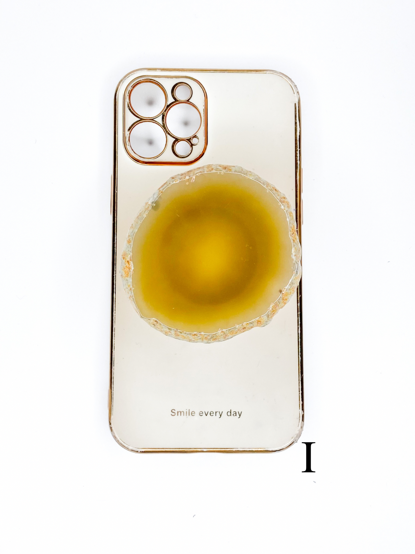 Yellow Raw Phone Stone