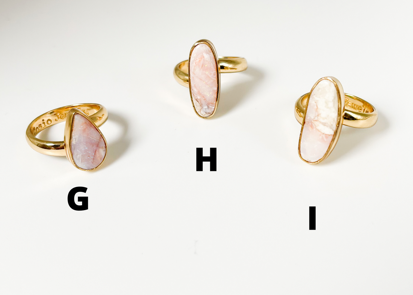 Pink Opal Adjustable Ring - Alchemia
