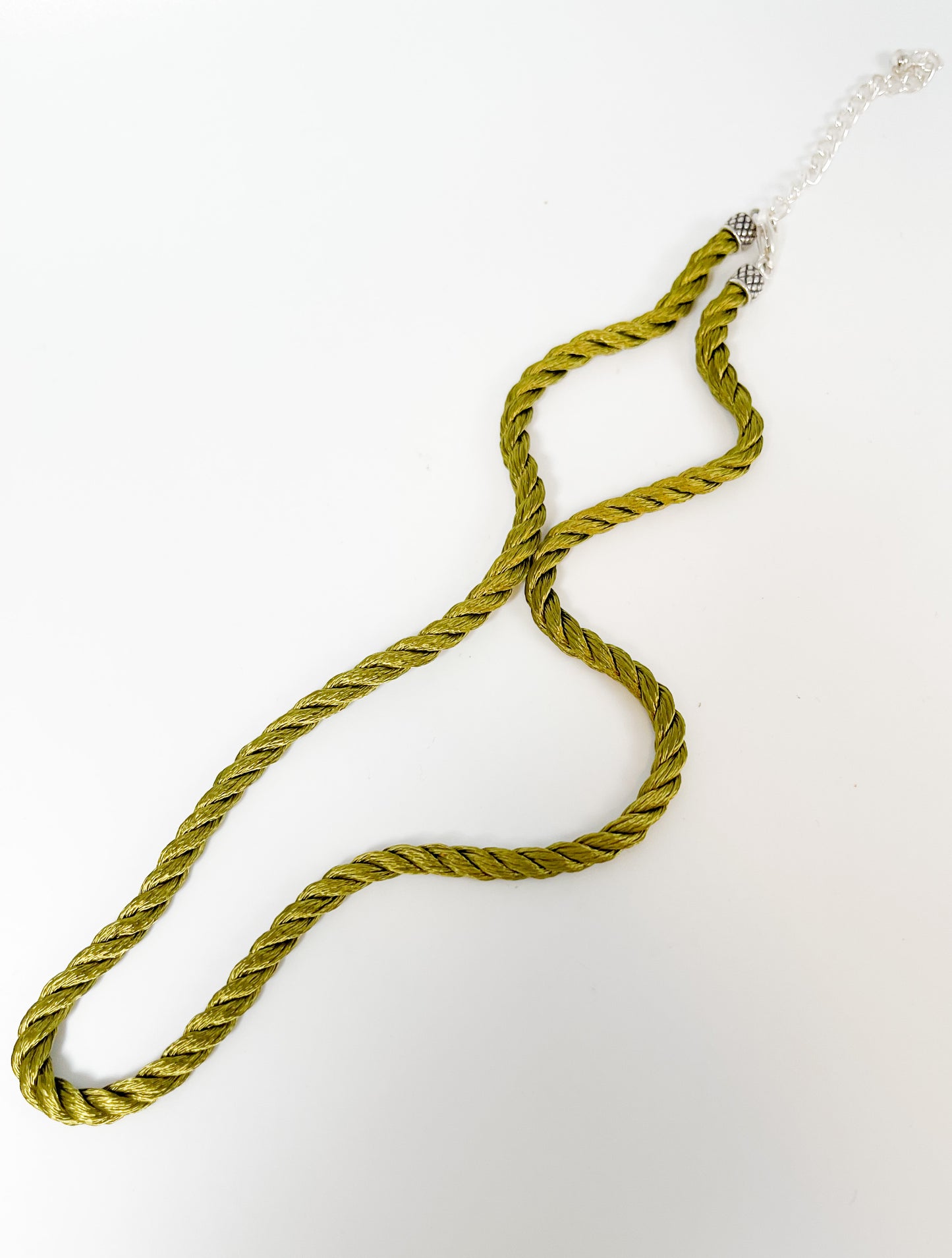 Thick Cord -18in w 2 in extender - Solid Sterling Silver