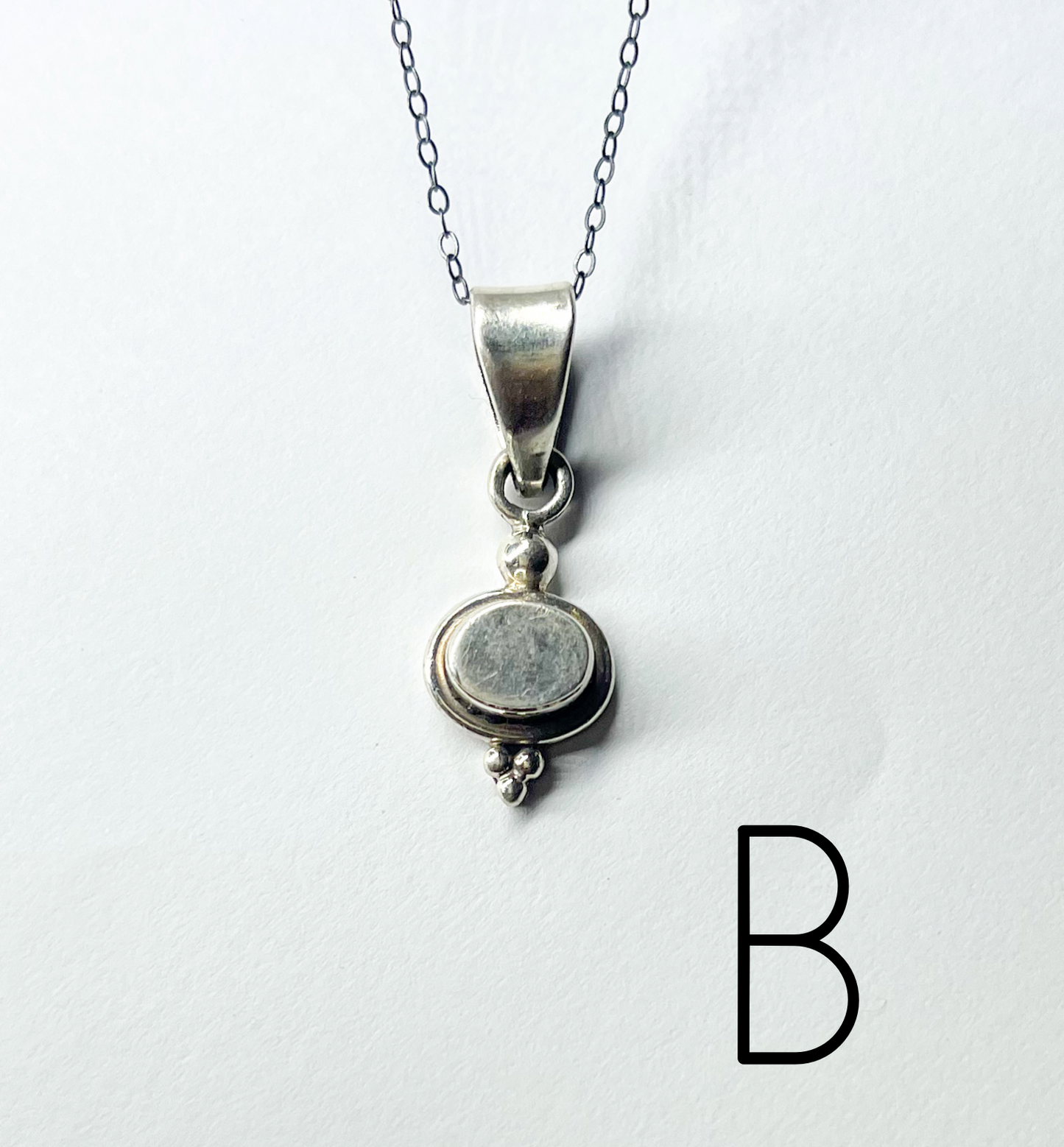 Dainty Silver Pendant Mix-Solid Sterling Silver