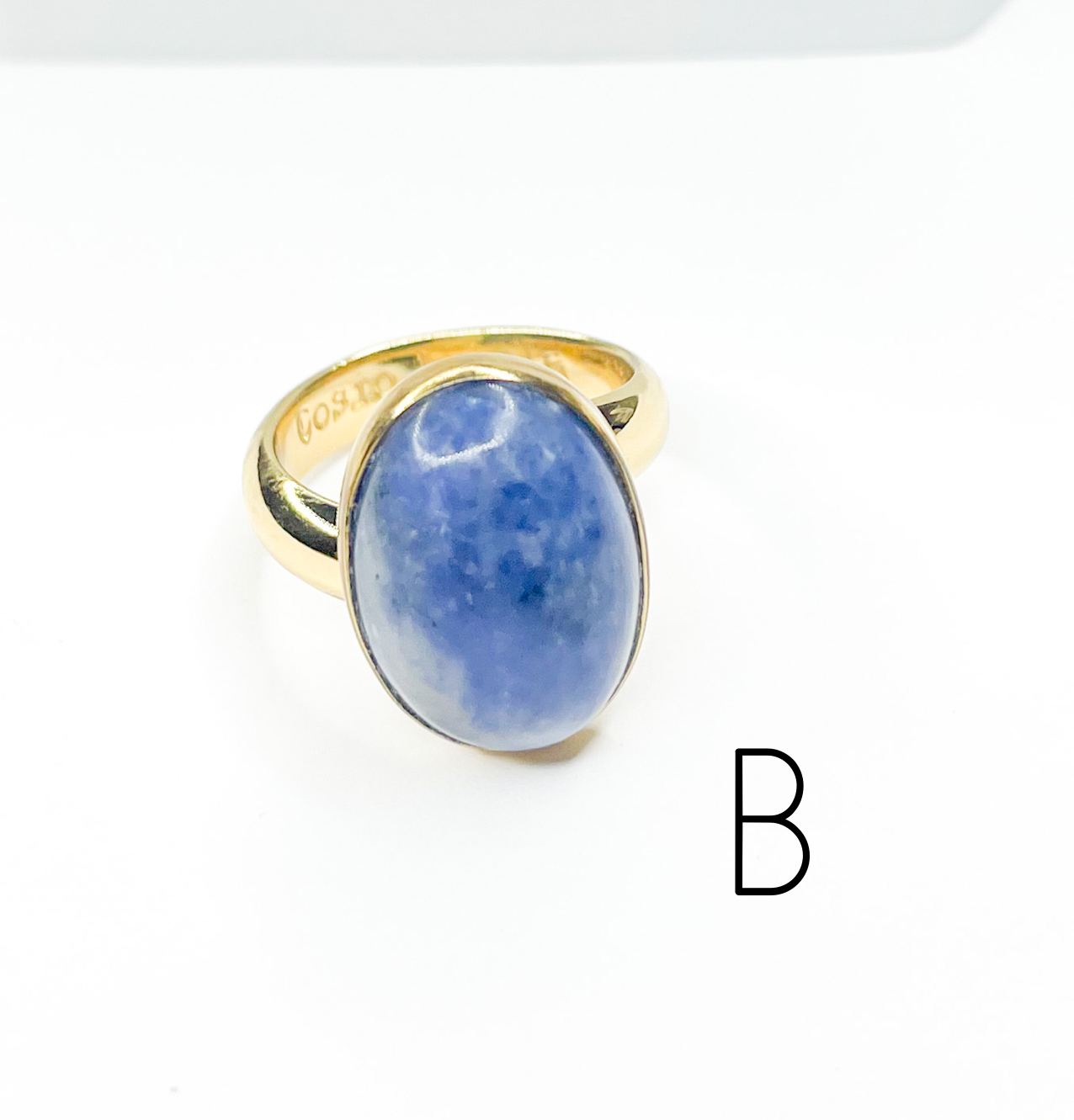 Mixed of Oval Natural Stones Faceted Ring-Alchemia