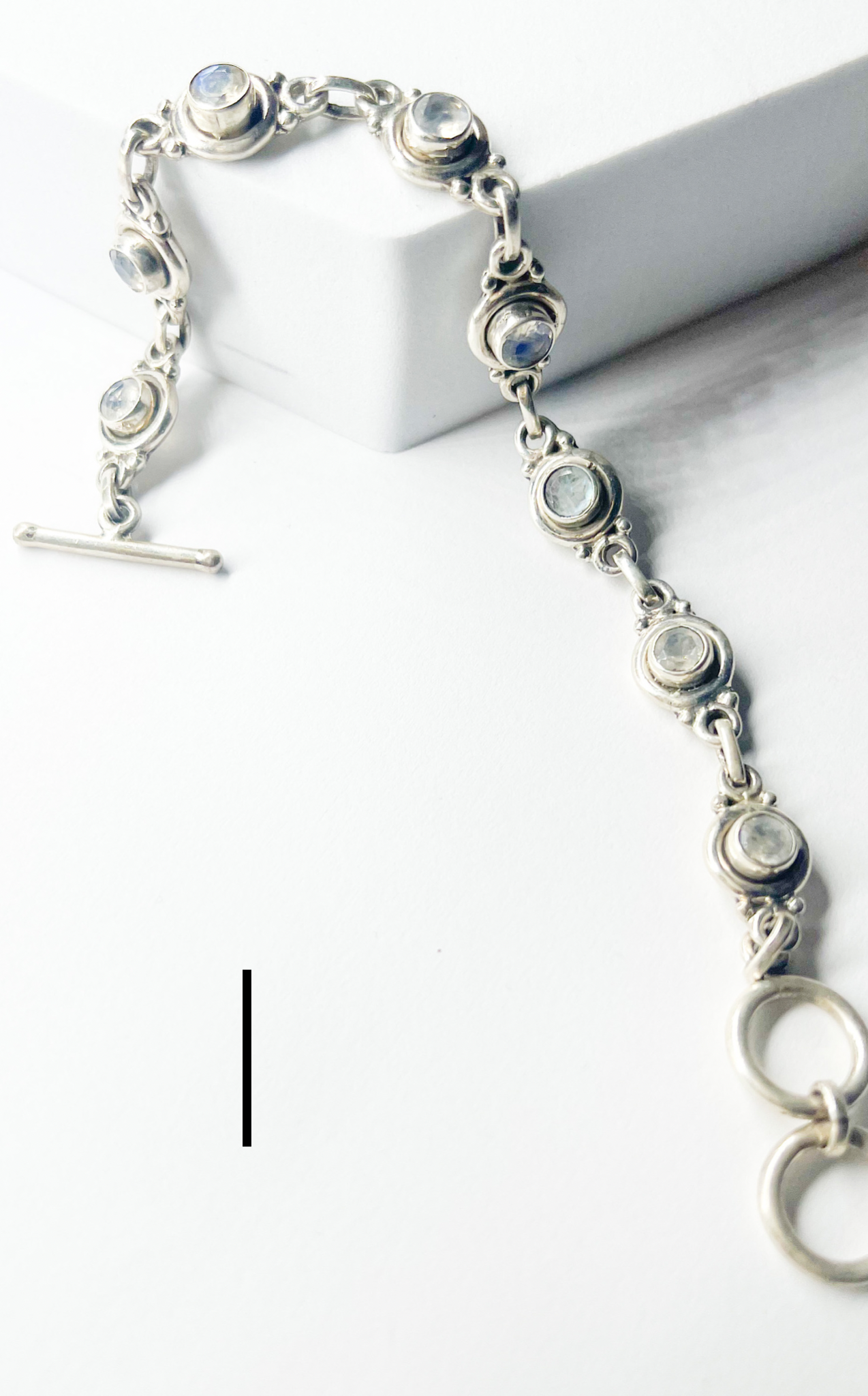 Natural Stone Bracelets - Solid Sterling Silver