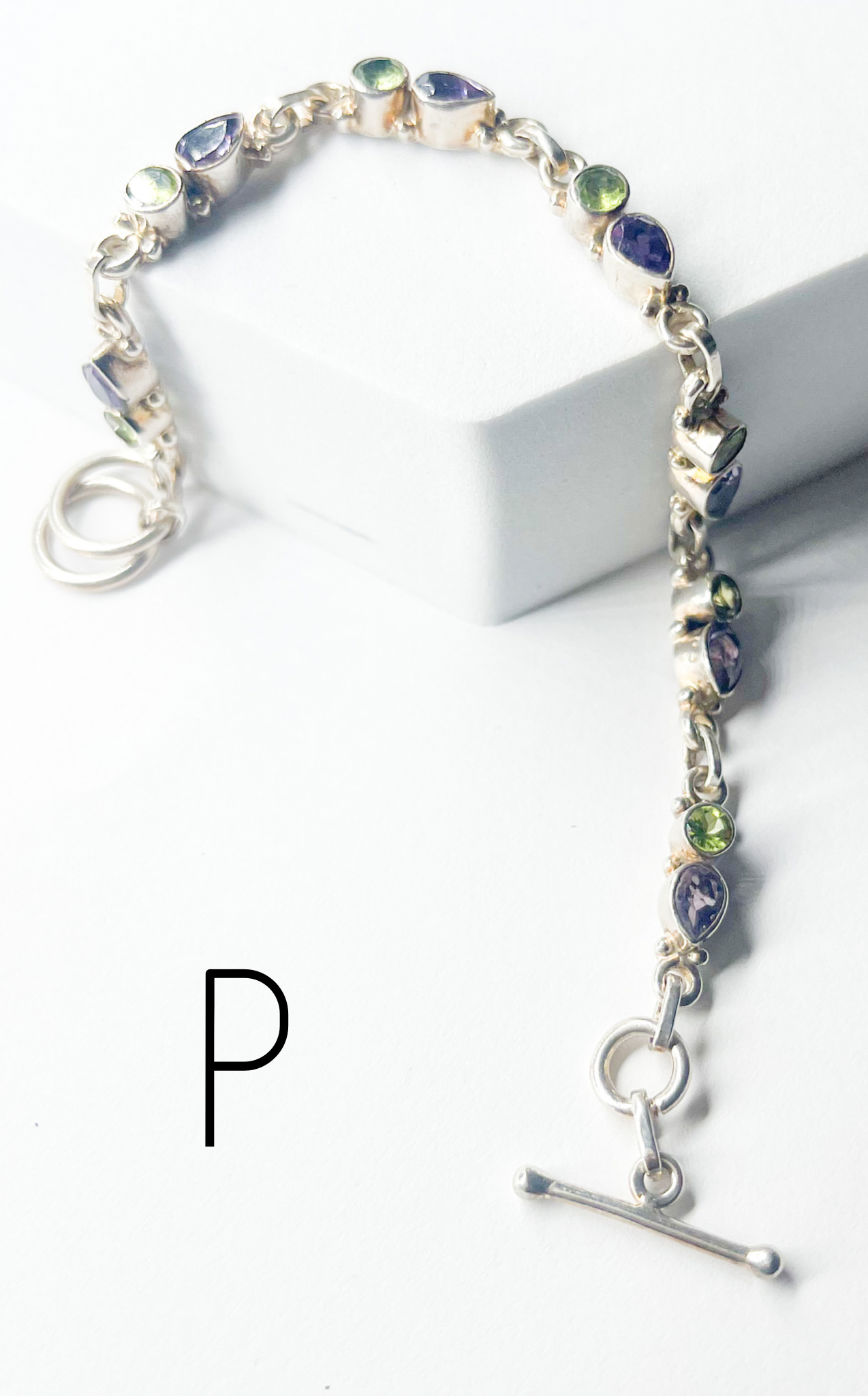 Natural Stone Bracelets - Solid Sterling Silver
