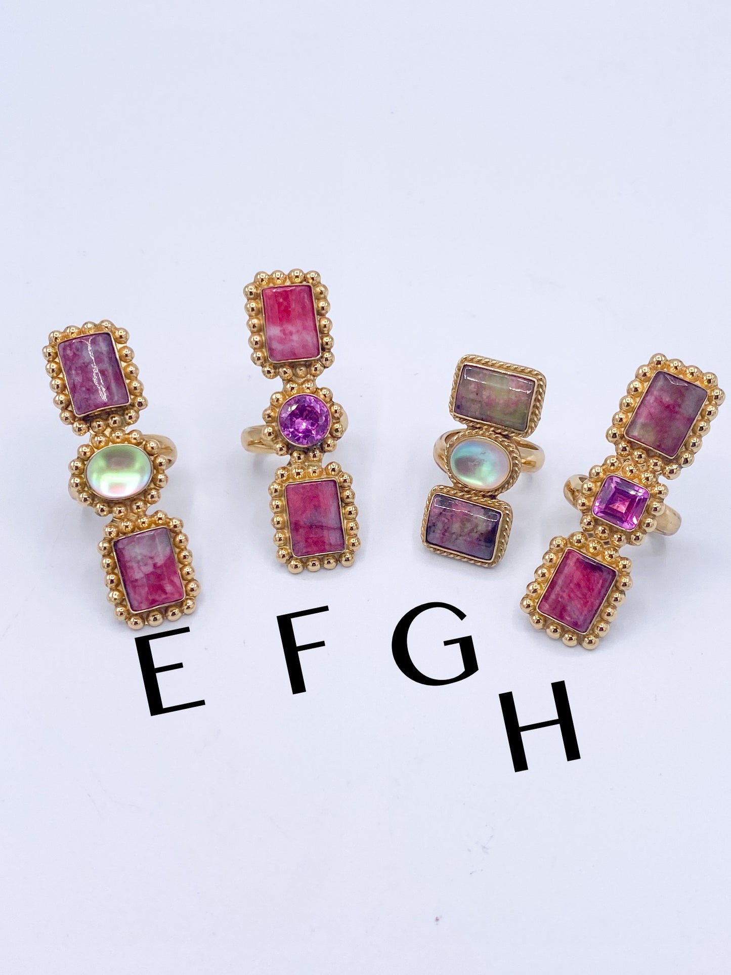 Variety of Crawler Adjustable Ring-Alchemia