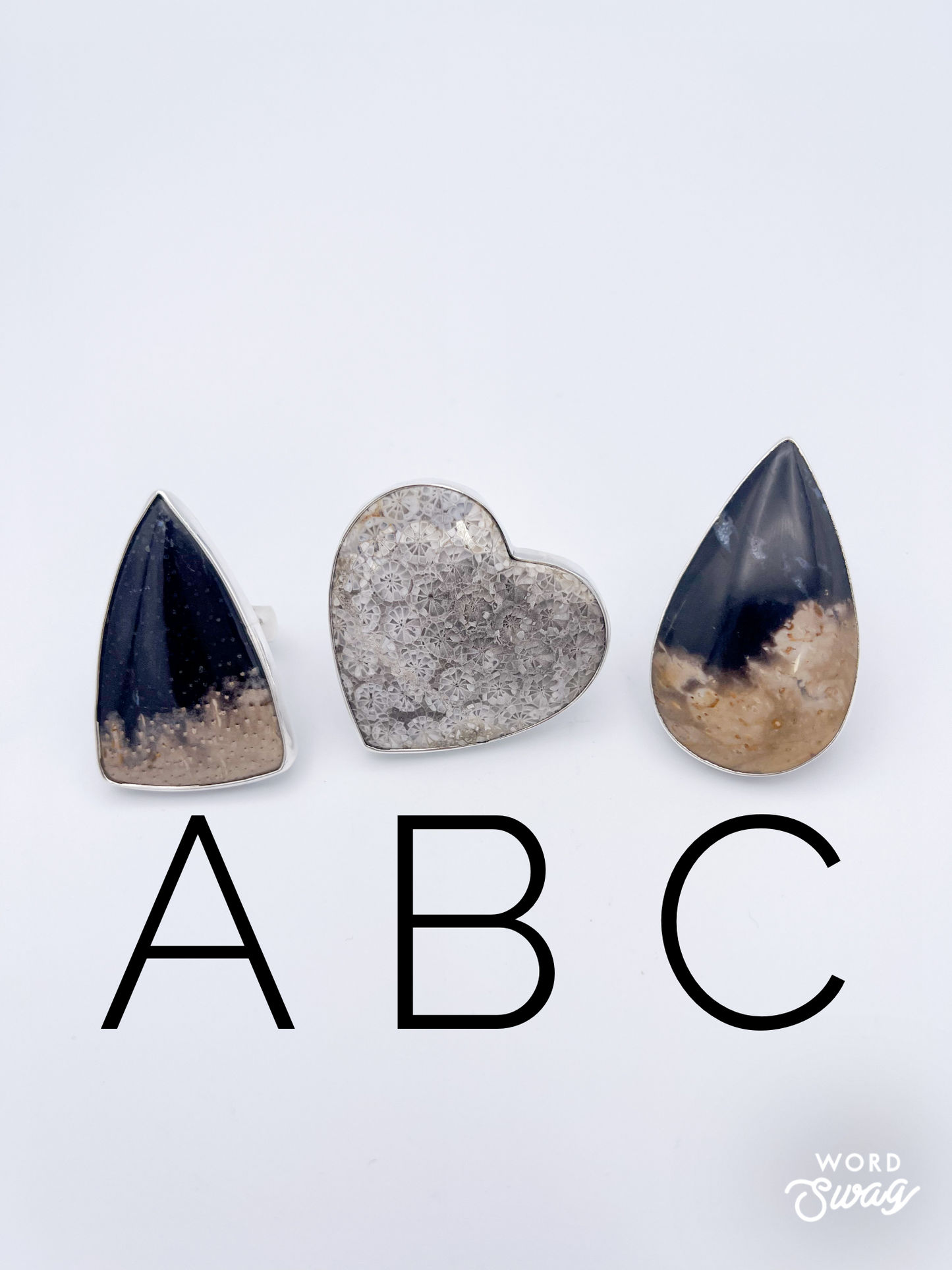 Statement Ring Mix-Solid Sterling Silver