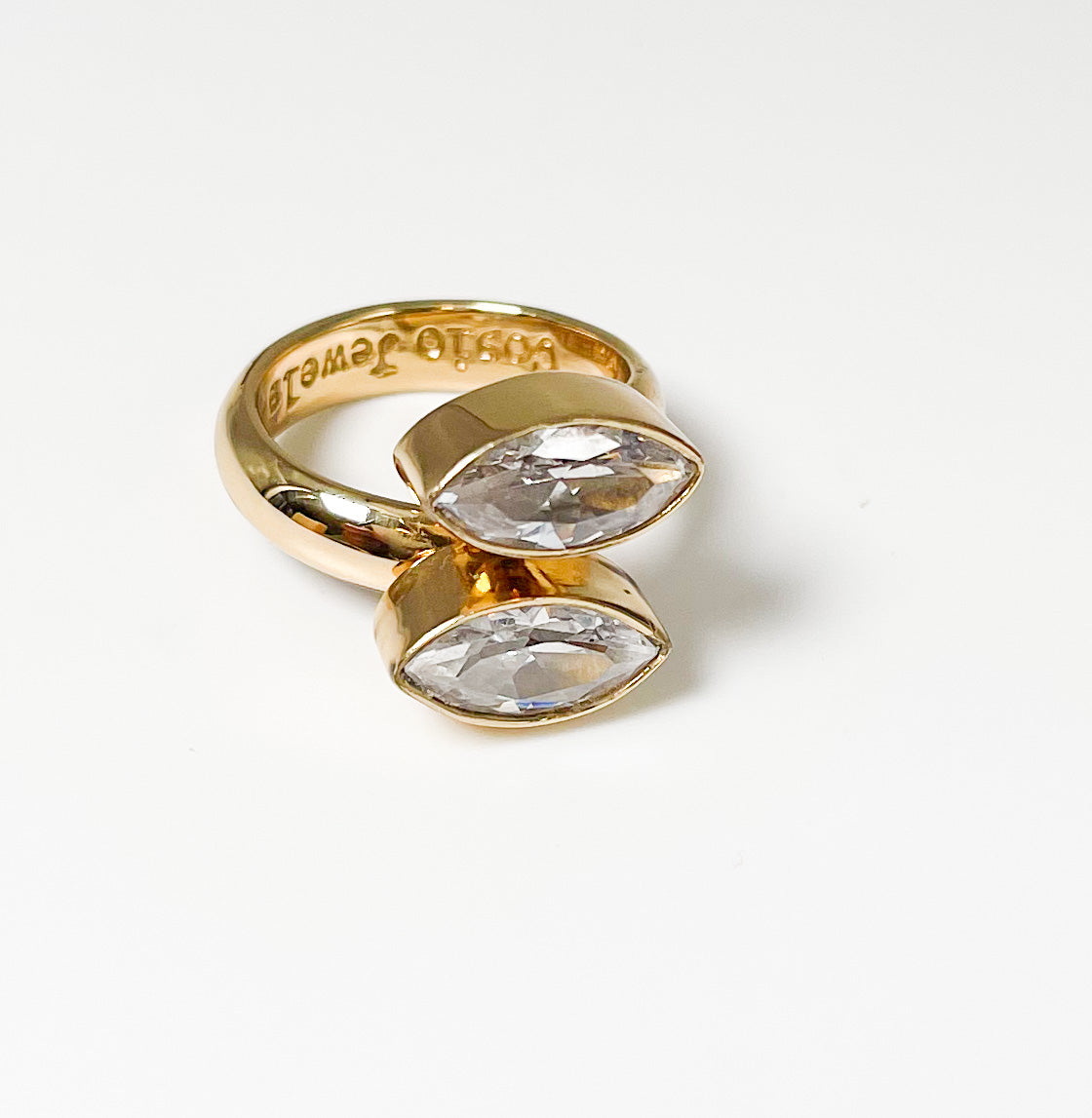 Cz Bypass Ring-Alchemia