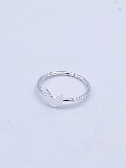 Arrow Sized Boho Ring- Solid Sterling Silver