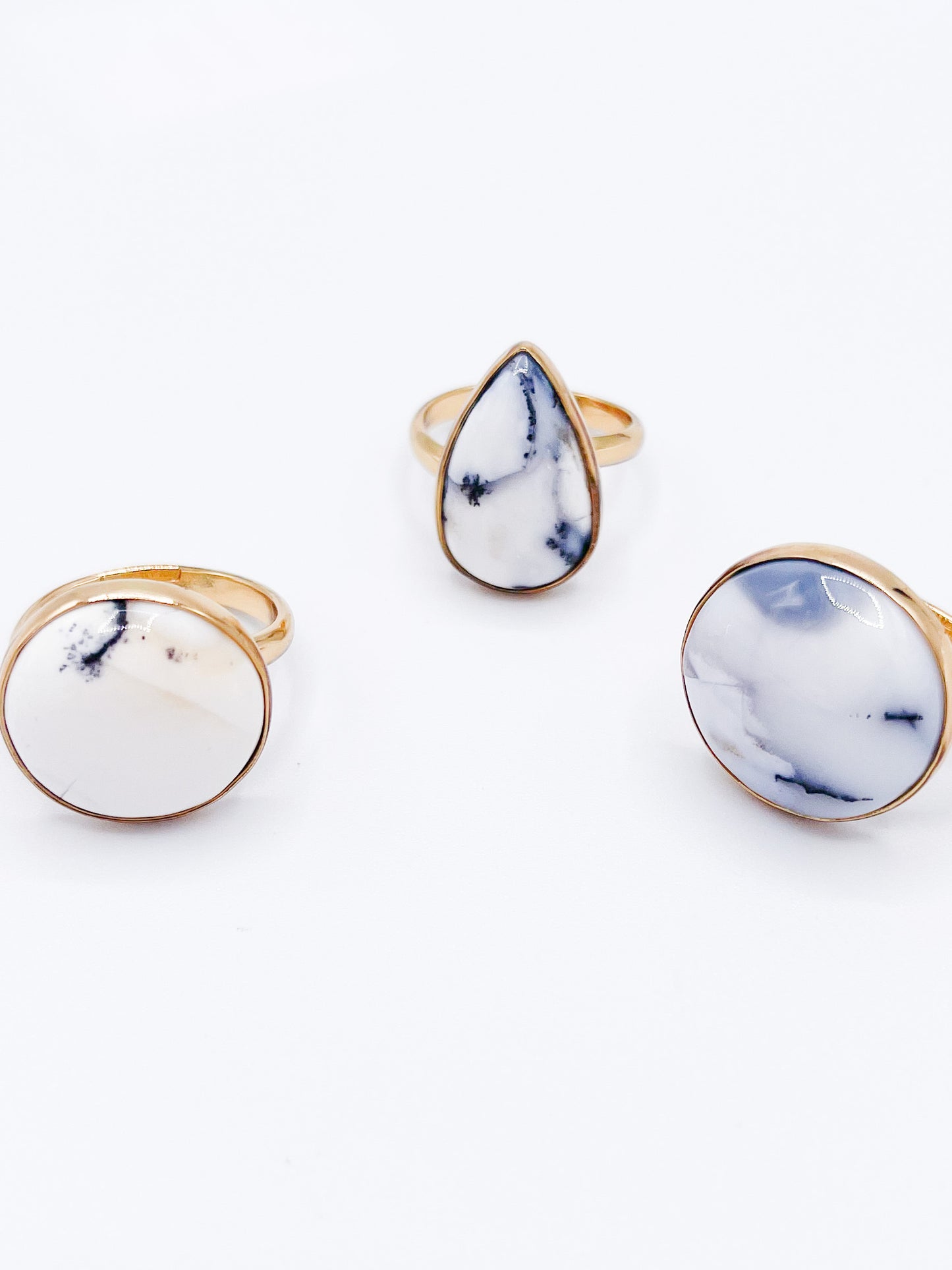 Dainty Dendrite Opal Ring-Alchemia
