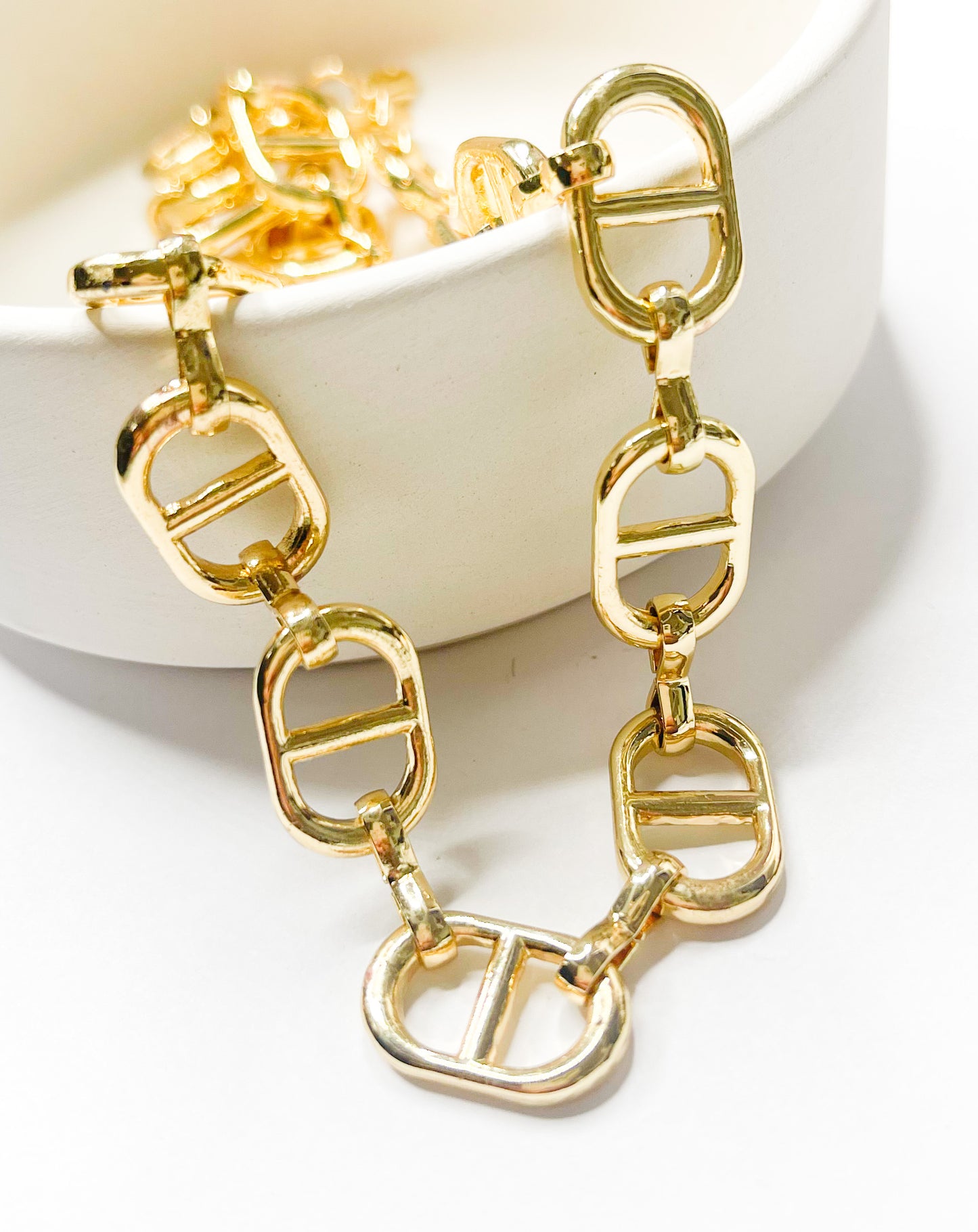 Chubby Chunky Double Link Chain - 18k Gold Filled