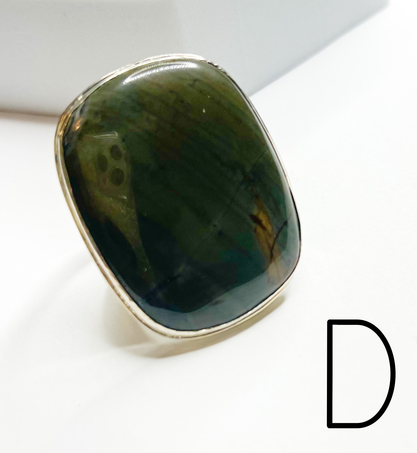Jasper Statement Ring Variety - Solid Sterling Silver