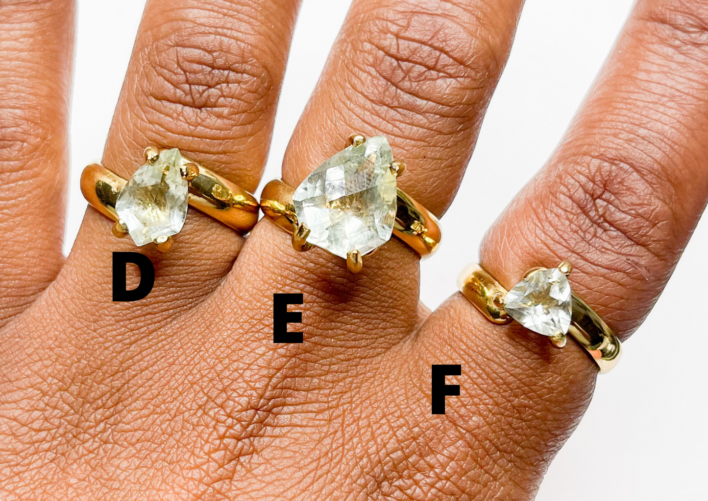 Green Amethyst Ring Mix-Alchemia