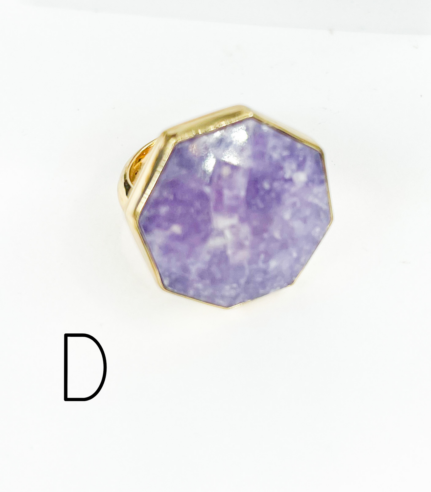 Tiffany Stone Edgy Faceted Ring-Alchemia