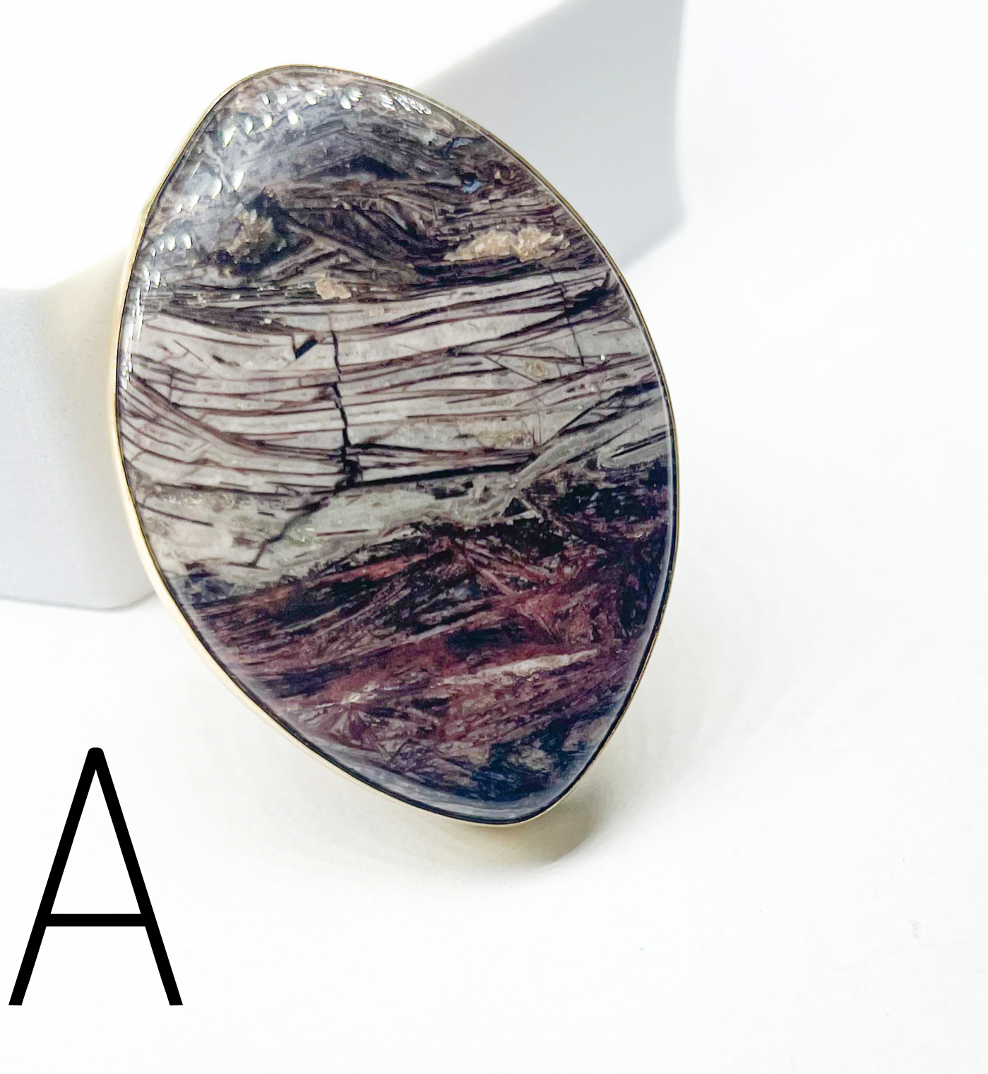 Large Jasper Ring- Alchemia