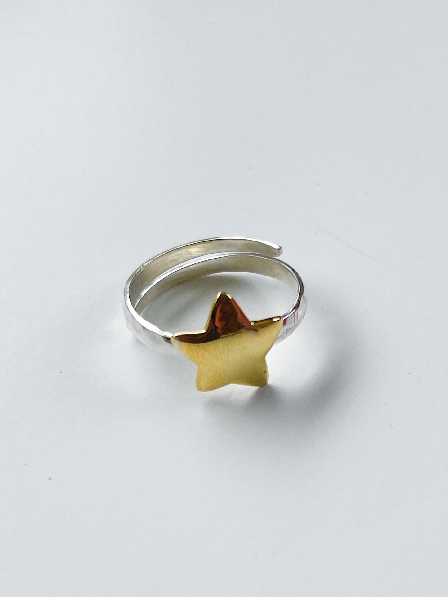 Star 18k Gold Plate-Solid Sterling Silver