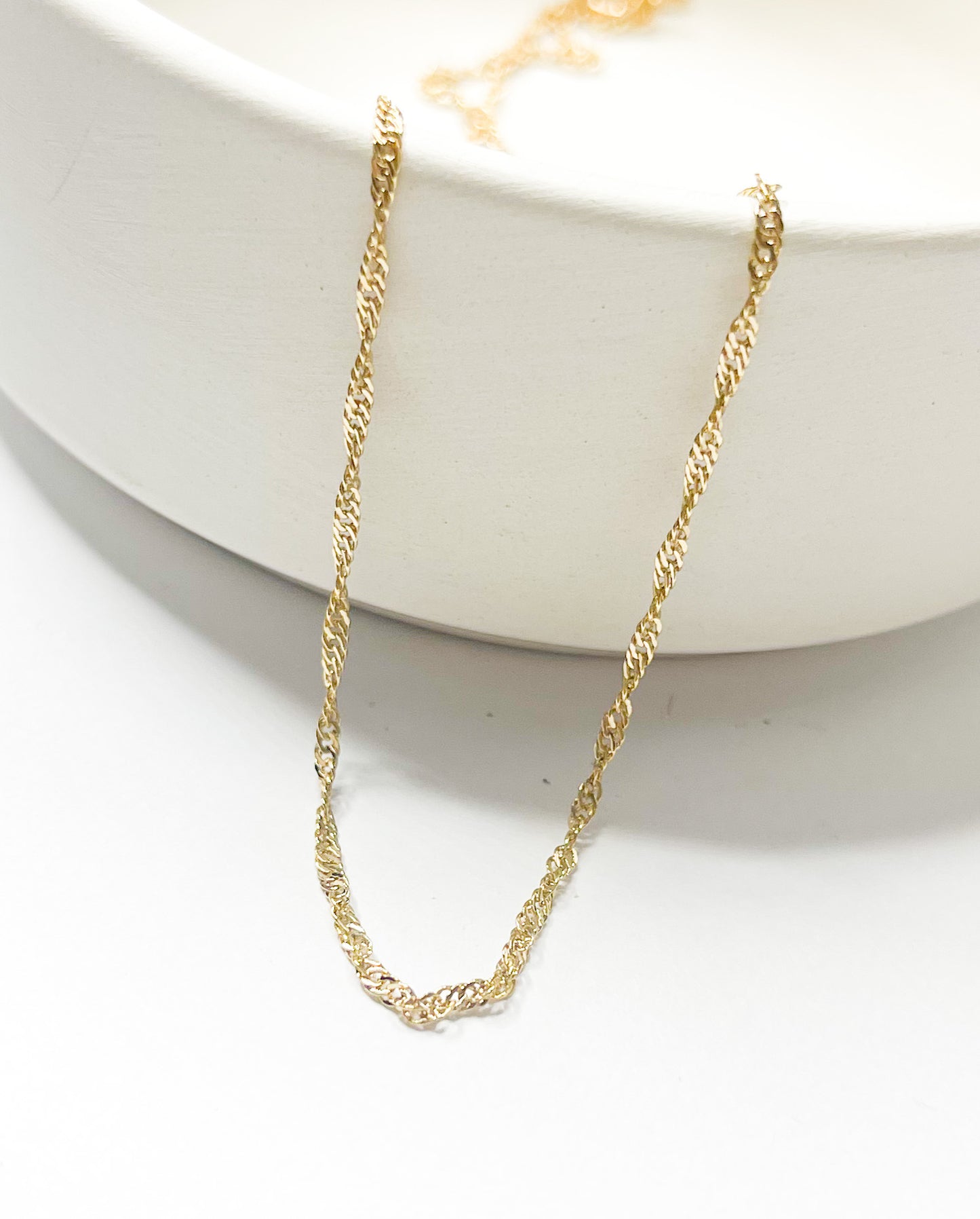 Oliva Chain-18k Gold