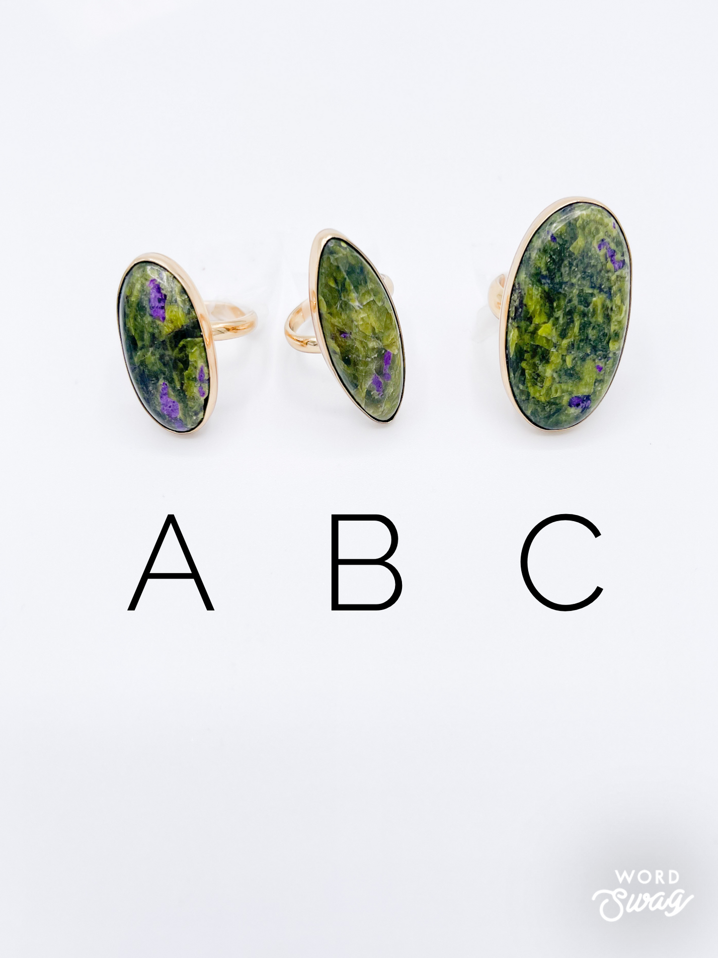 Ruby Zoisite Mix of Rings-Alchemia