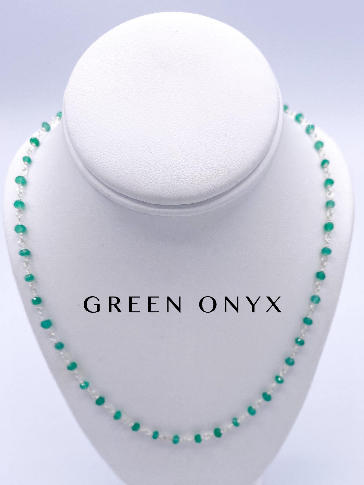Necklaces With Stones- Solid Sterling Silver