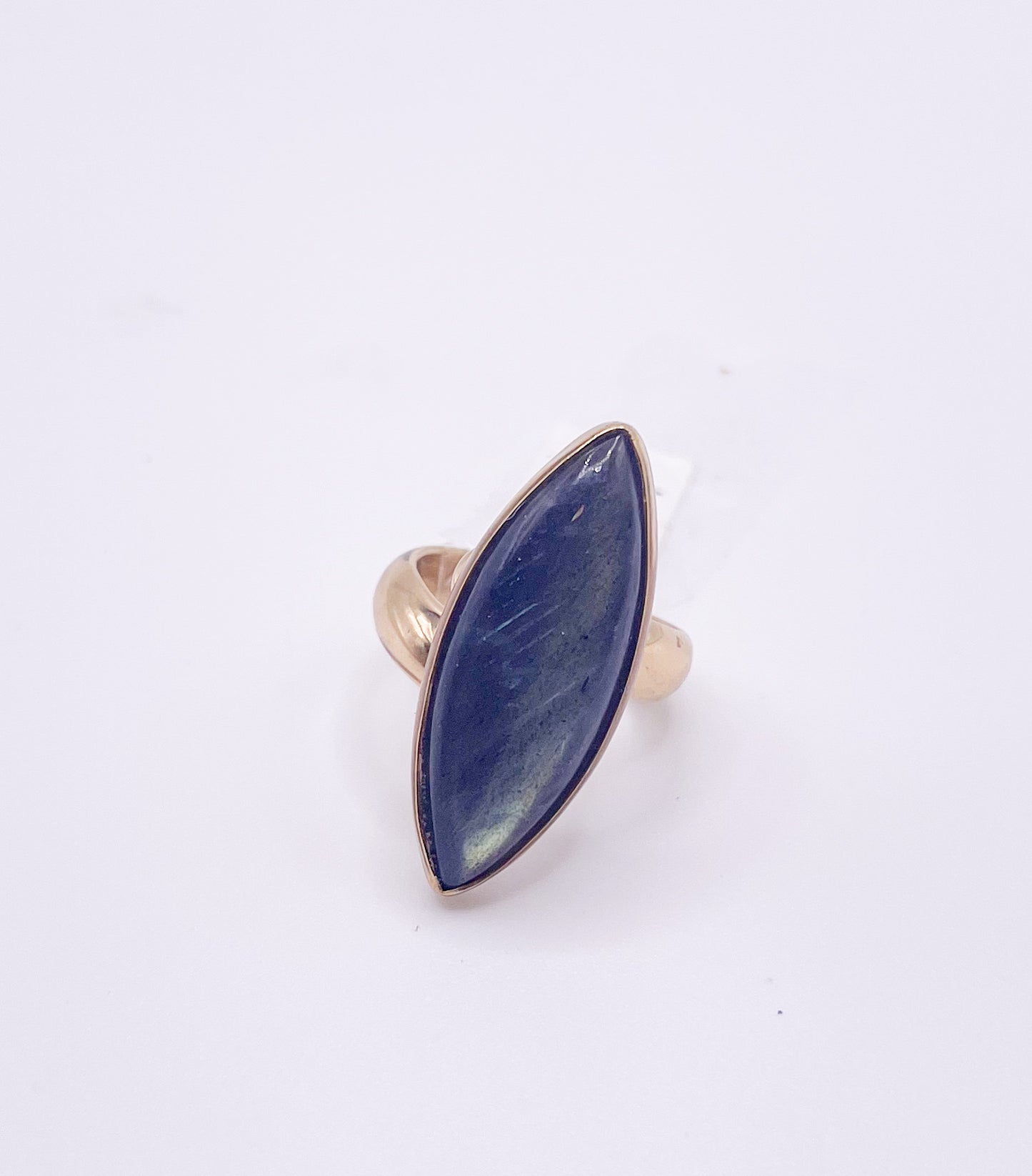 Marquise Cut Labradorite Adjustable Ring-Alchemia