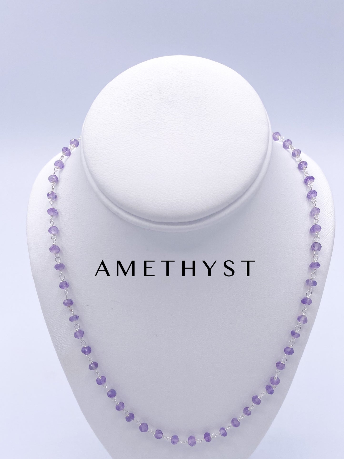 Necklaces With Stones- Solid Sterling Silver