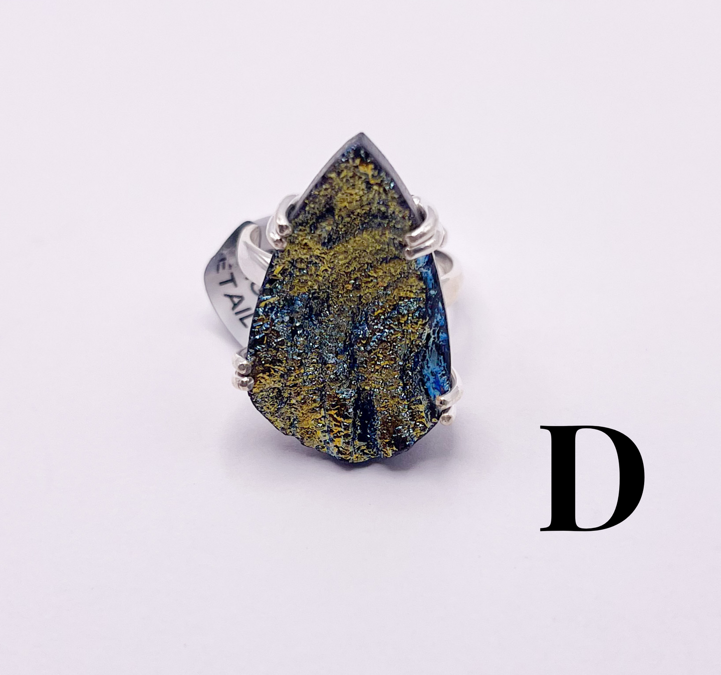 Dessert Druzy Prong Ring- Silver
