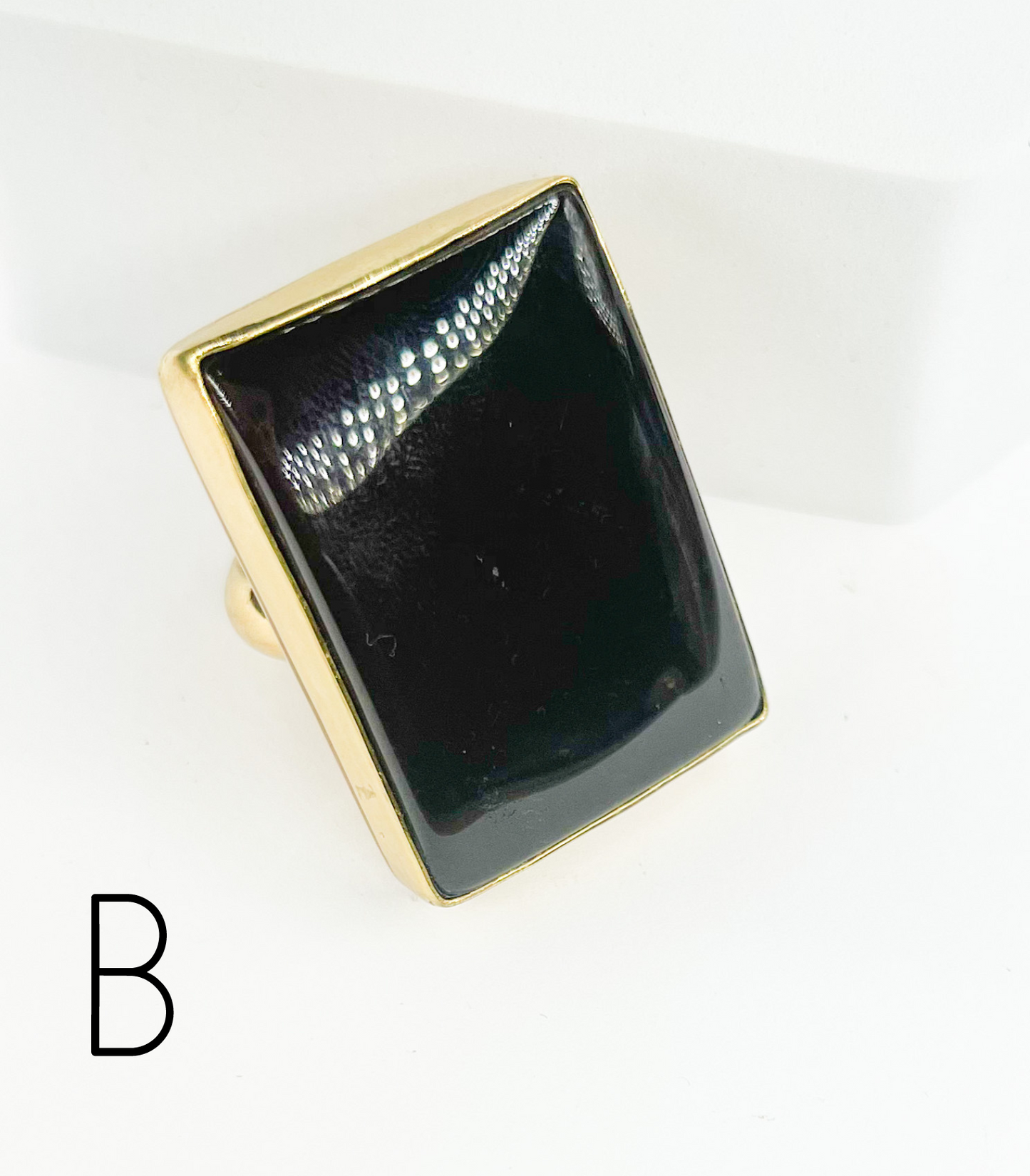 Large Stone Mix Faceted Ring-Alchemia