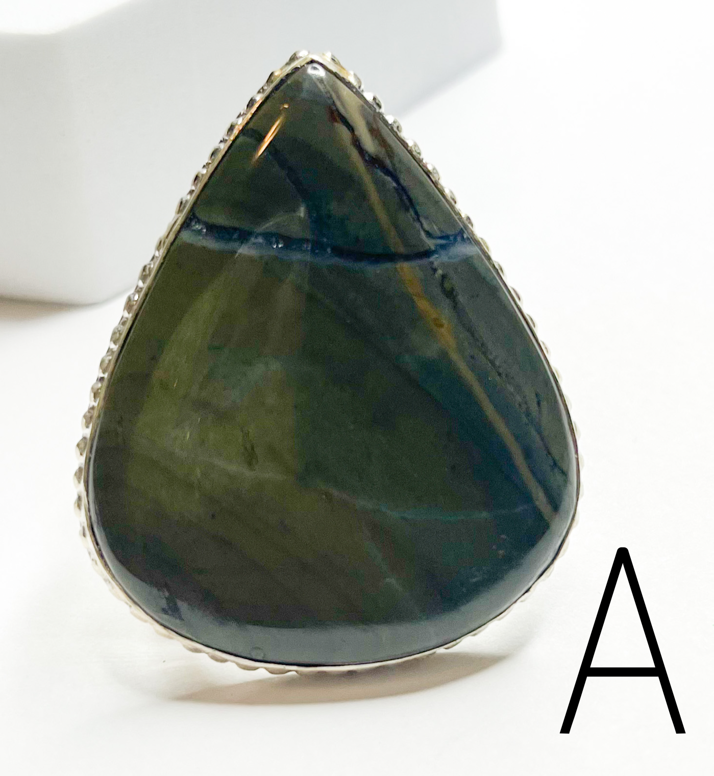 Jasper Statement Ring Variety - Solid Sterling Silver