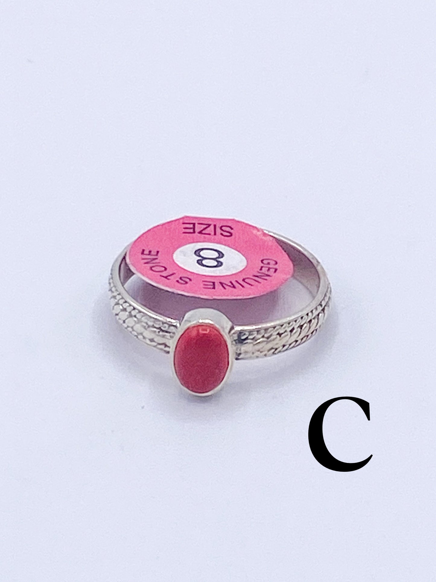 Dainty Sized 8 Rings-Solid Sterling Silver