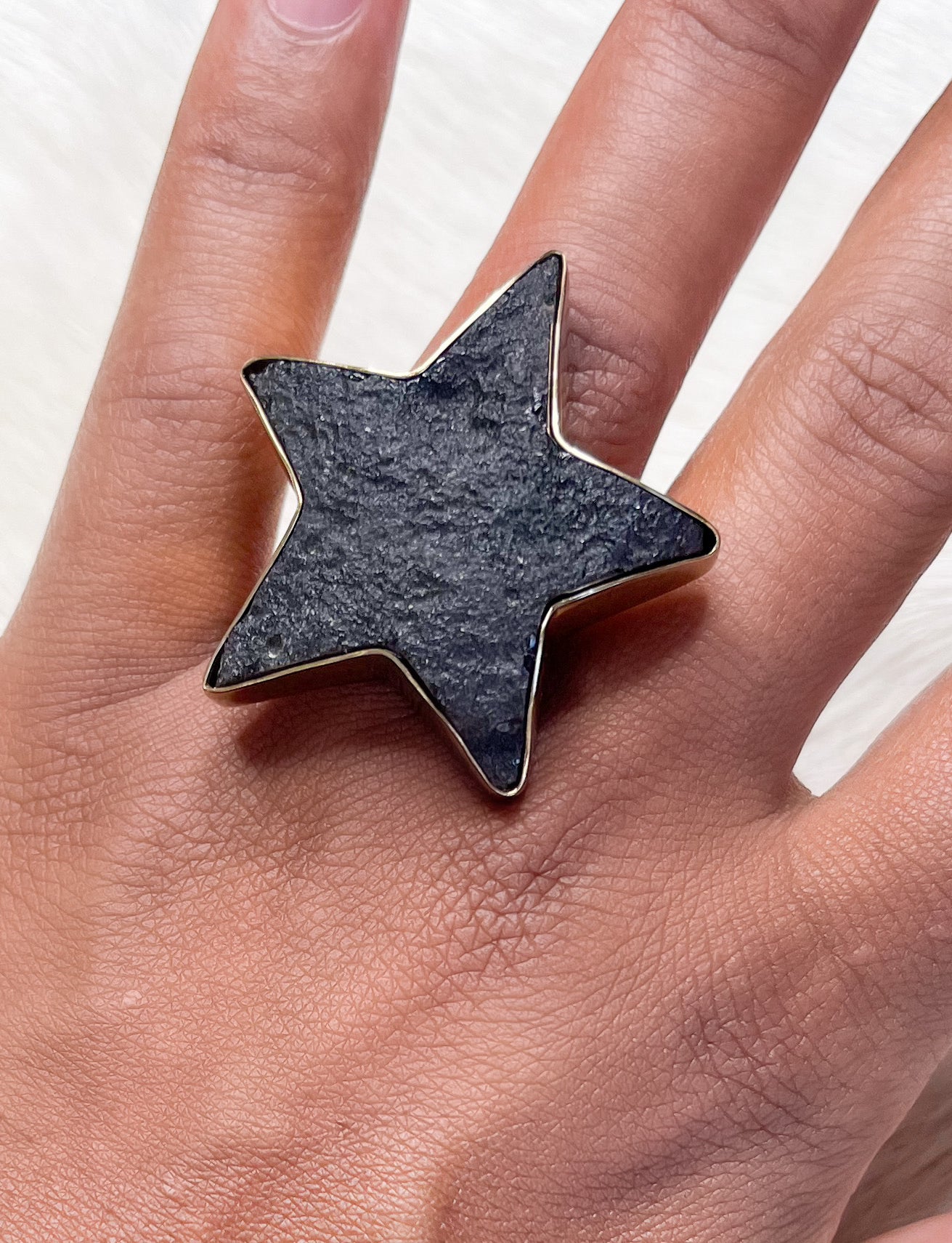 Tektite Star Ring-Alchemia