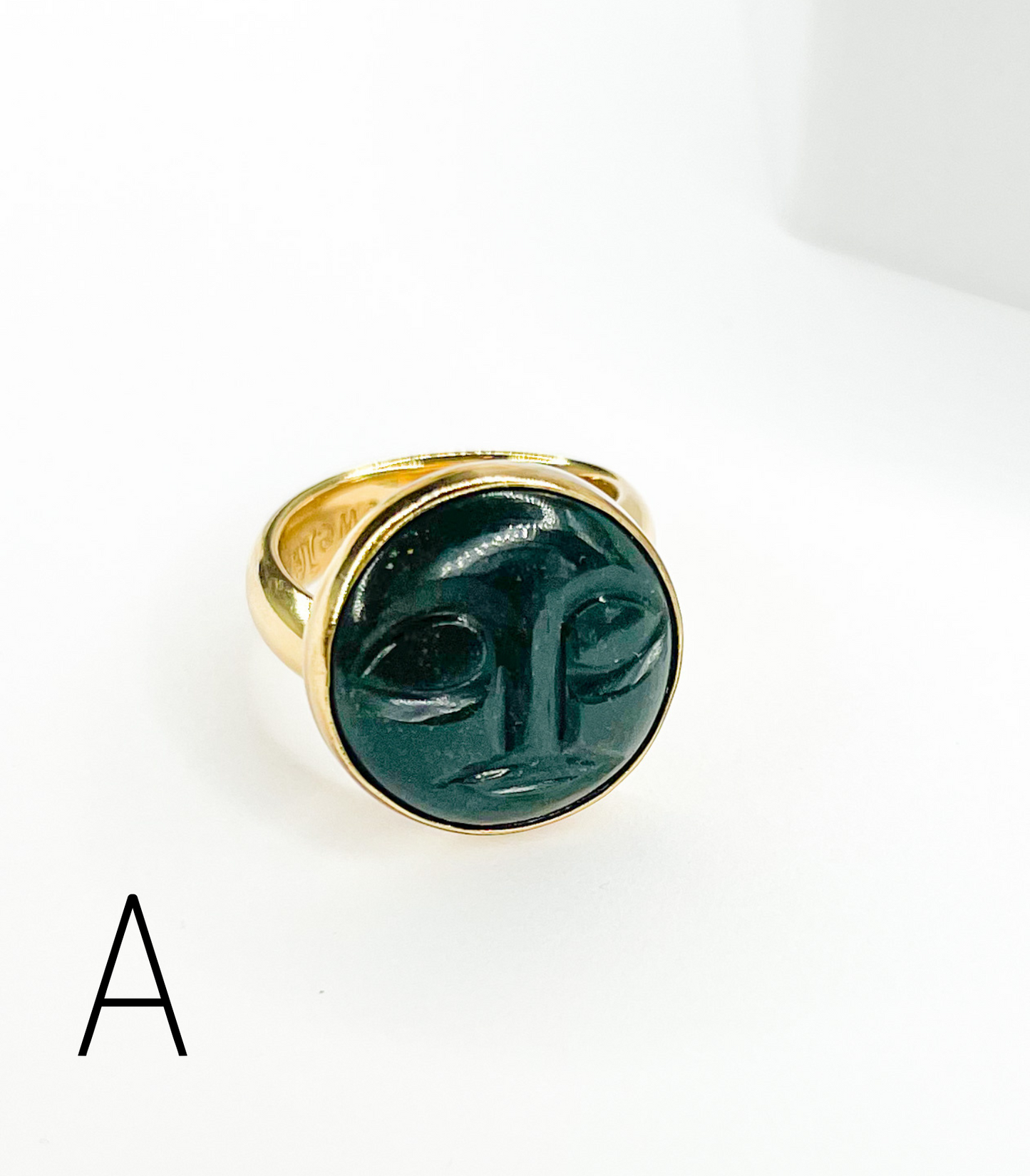 Polka Dot Face Ring-Alchemia