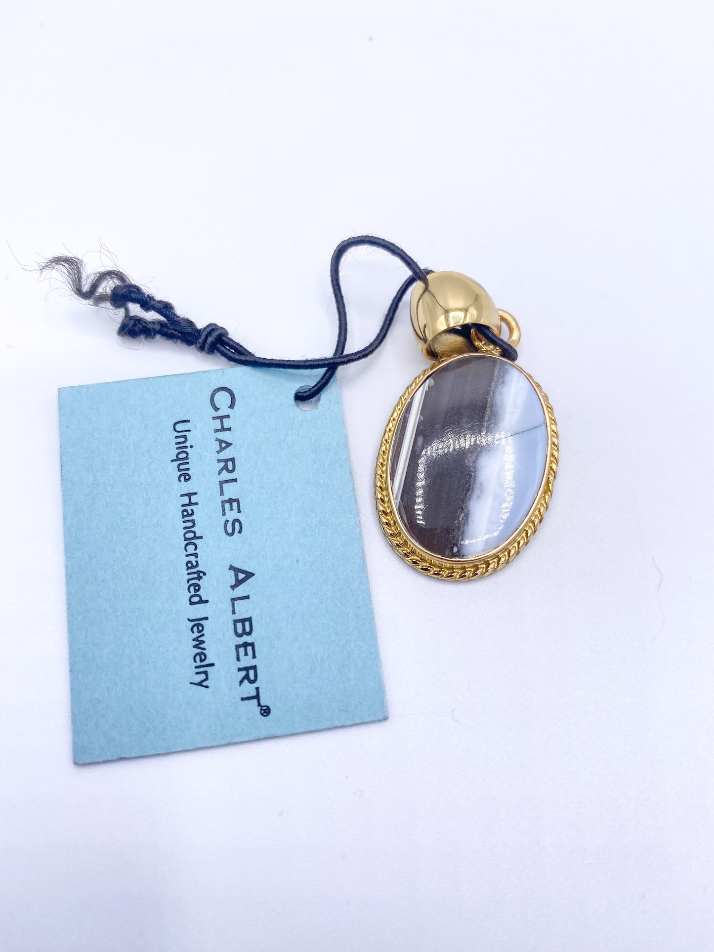 Opal Colorblock Dainty Pendant - Alchemia