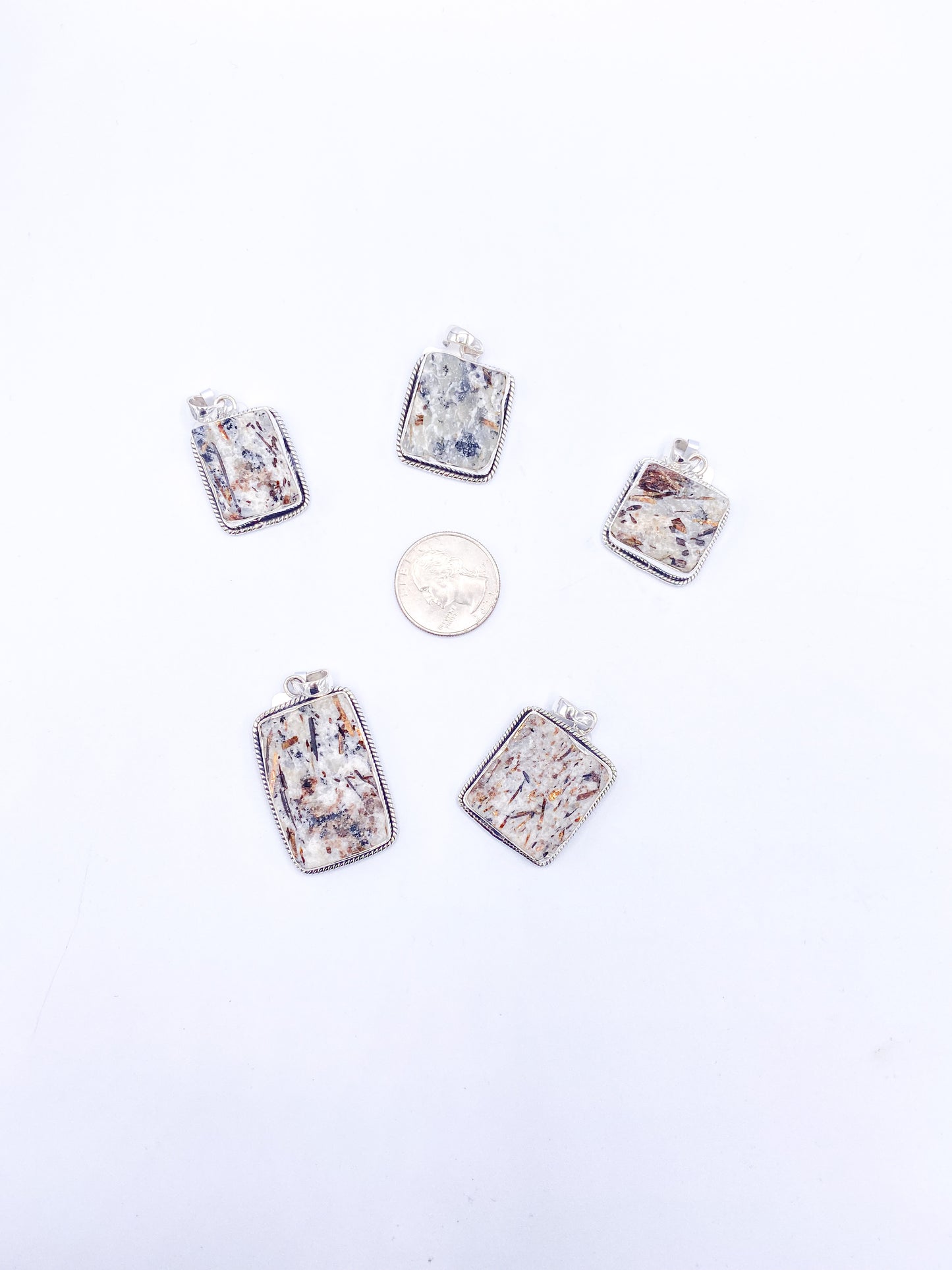 Astrophyllite Pendant Variety - Solid Sterling Silver