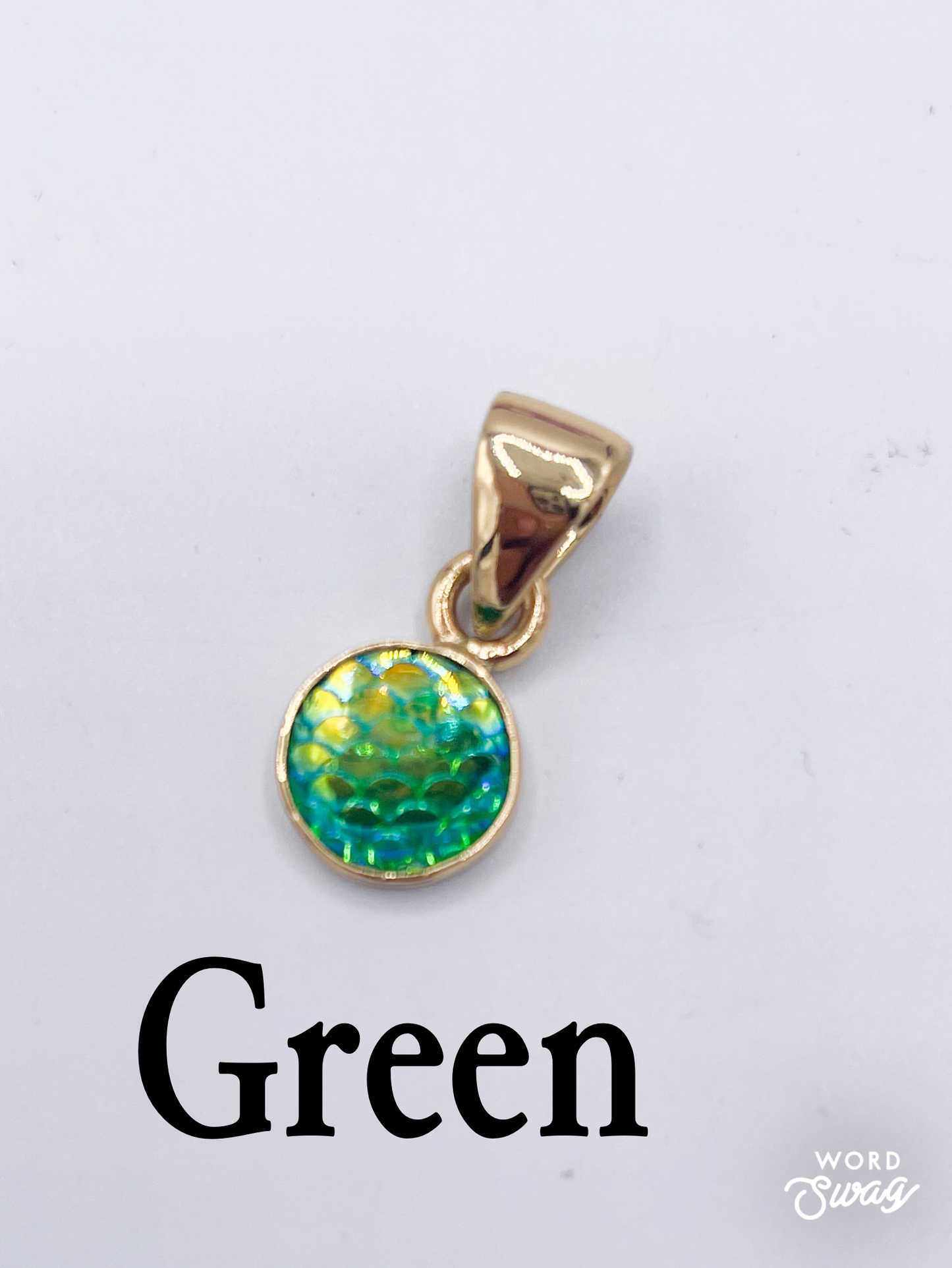 Mermaid Scale Pendants-Alchemia