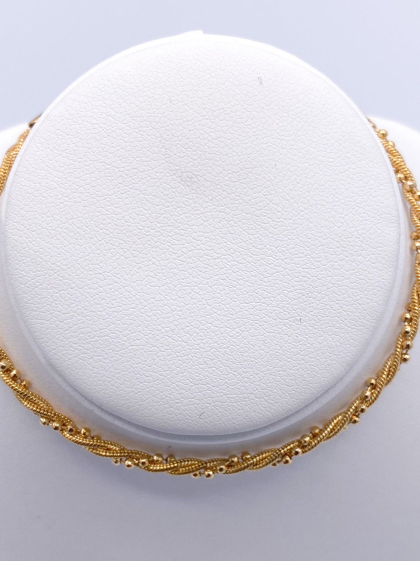Rope Detail Bracelet-18k Gold Filled