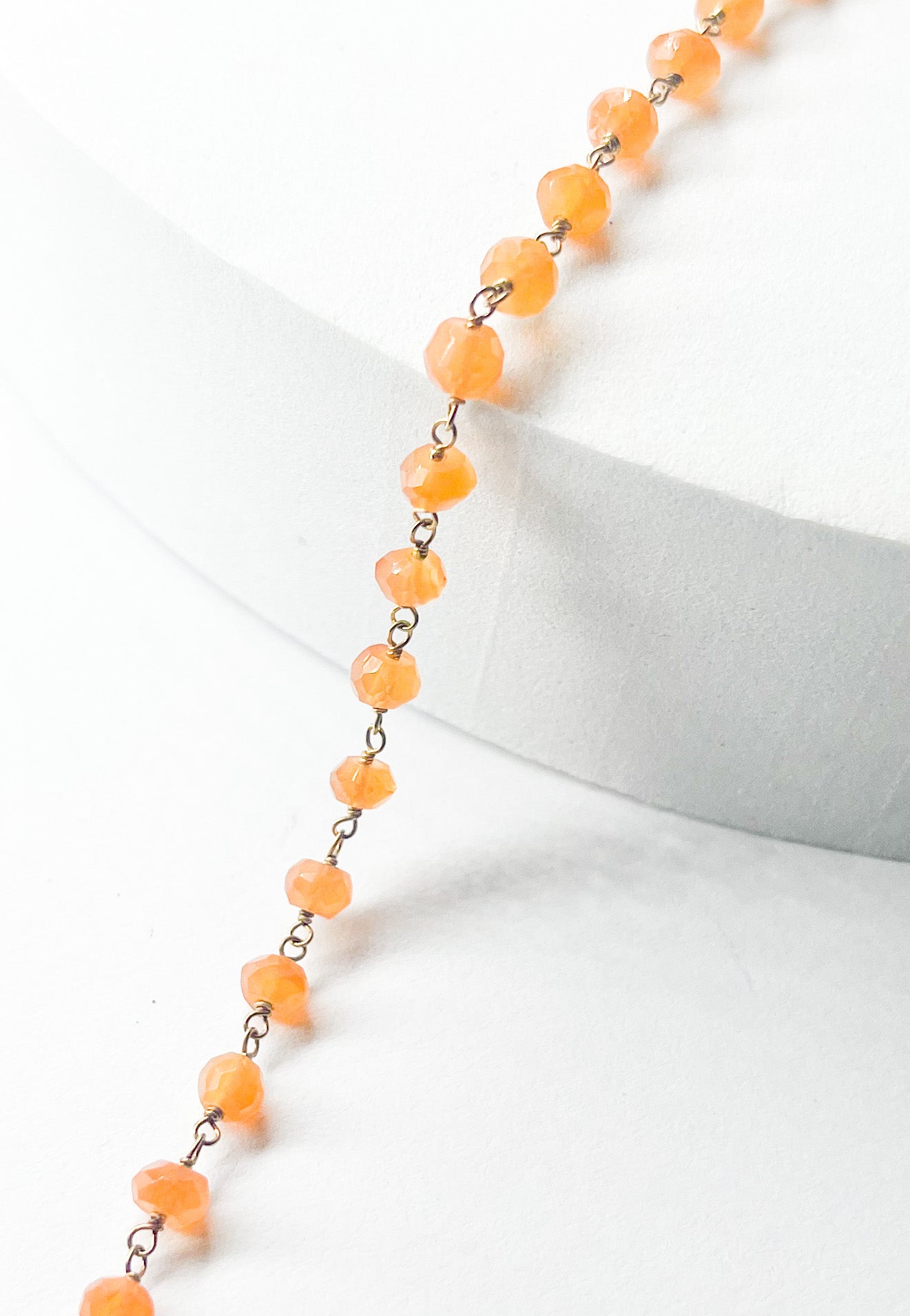 Carnelian Beaded Bracelet-Vermeil