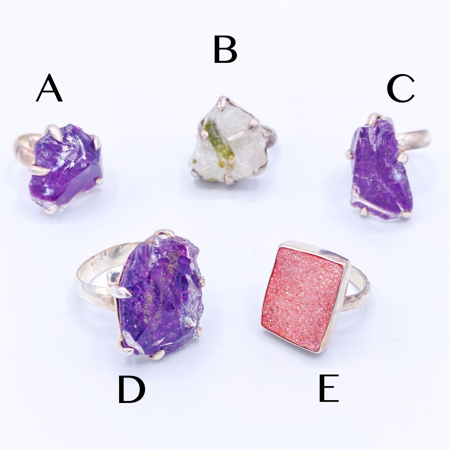 Trendy Raw Designs - Solid Sterling Silver