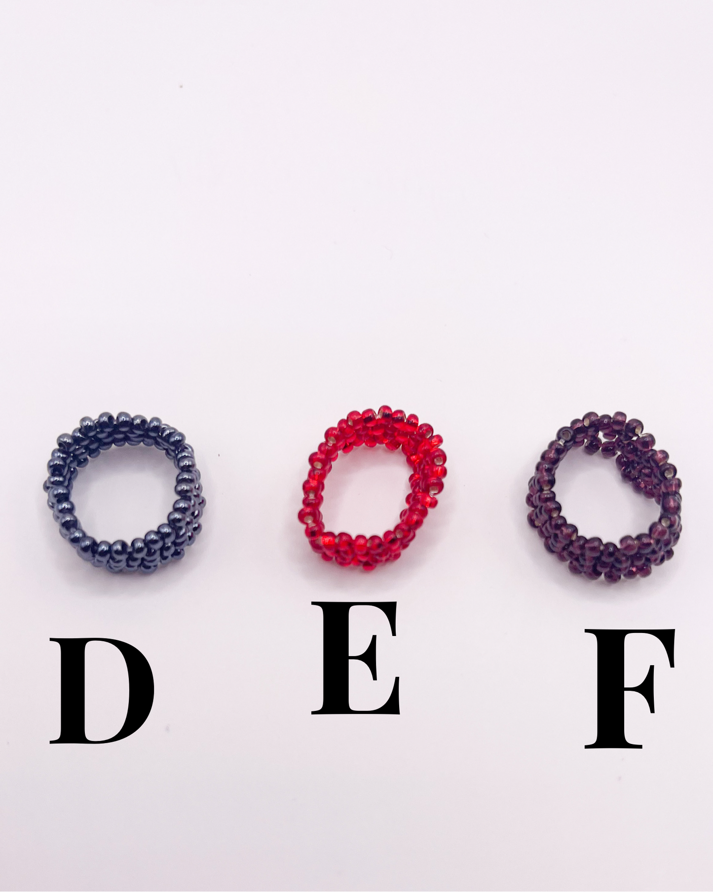 Beaded Stretch Rings