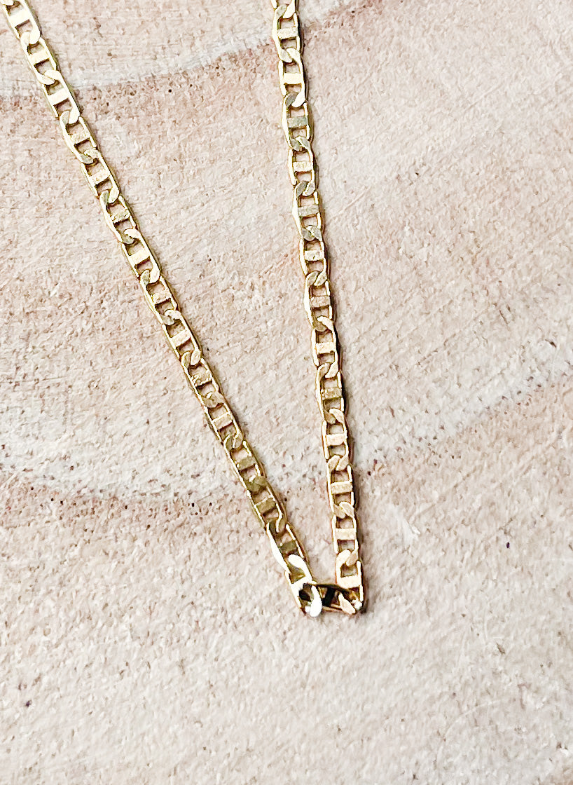 Sleek link chain 18k Gold Filled