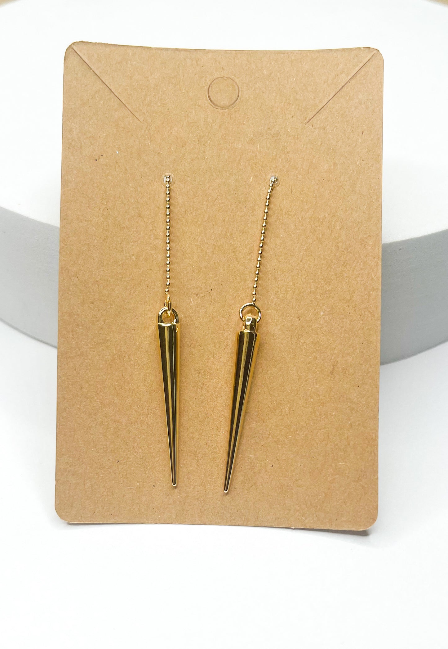 Threader Dangle earrings-18k Gold Filled