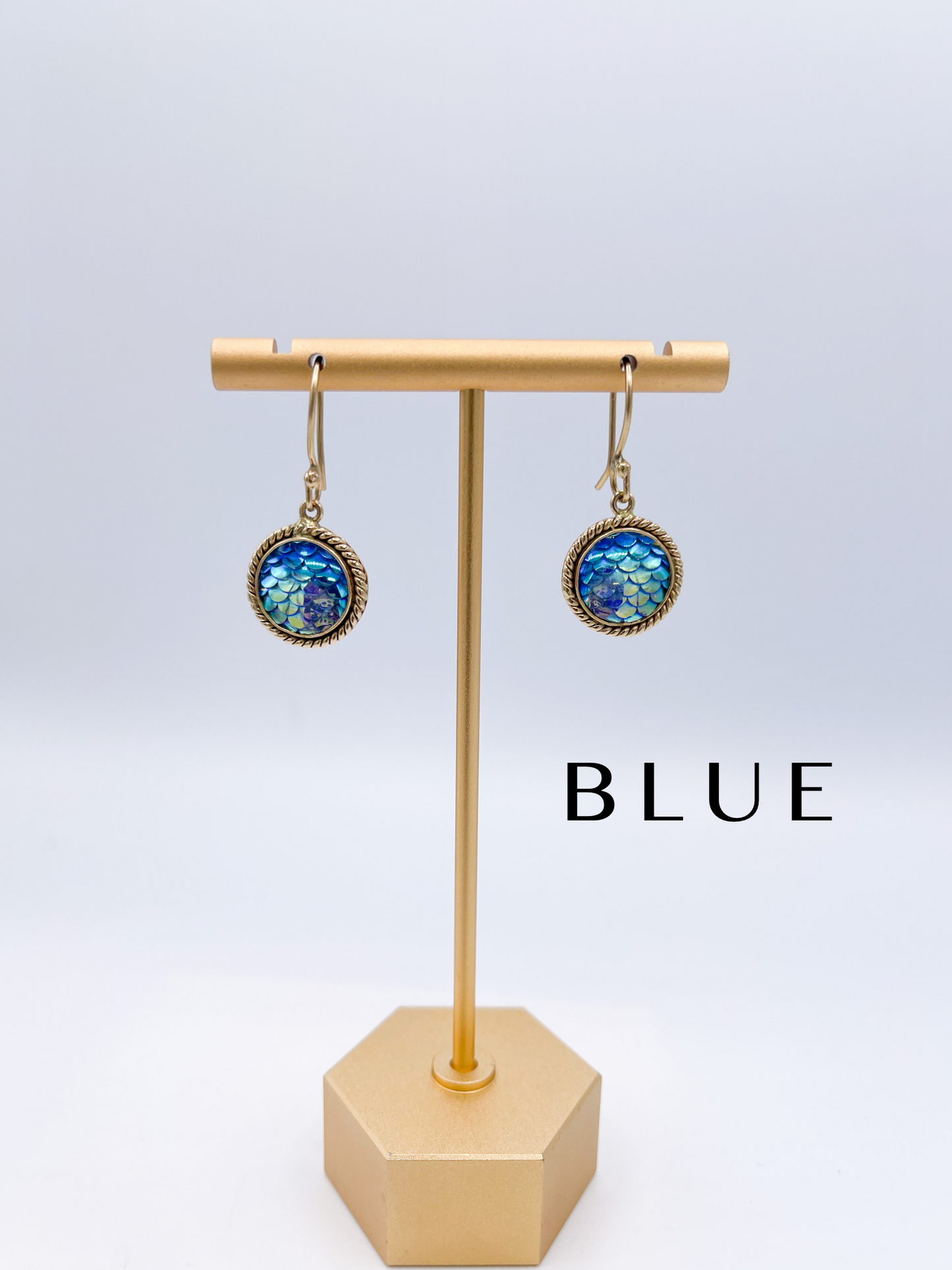 Mermaid Dangles W Rope Bezel-Alchemia