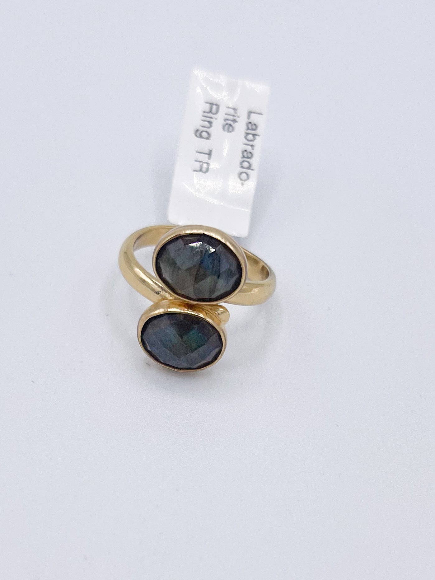 Labradorite Bypass Adjustable Ring-Alchemia