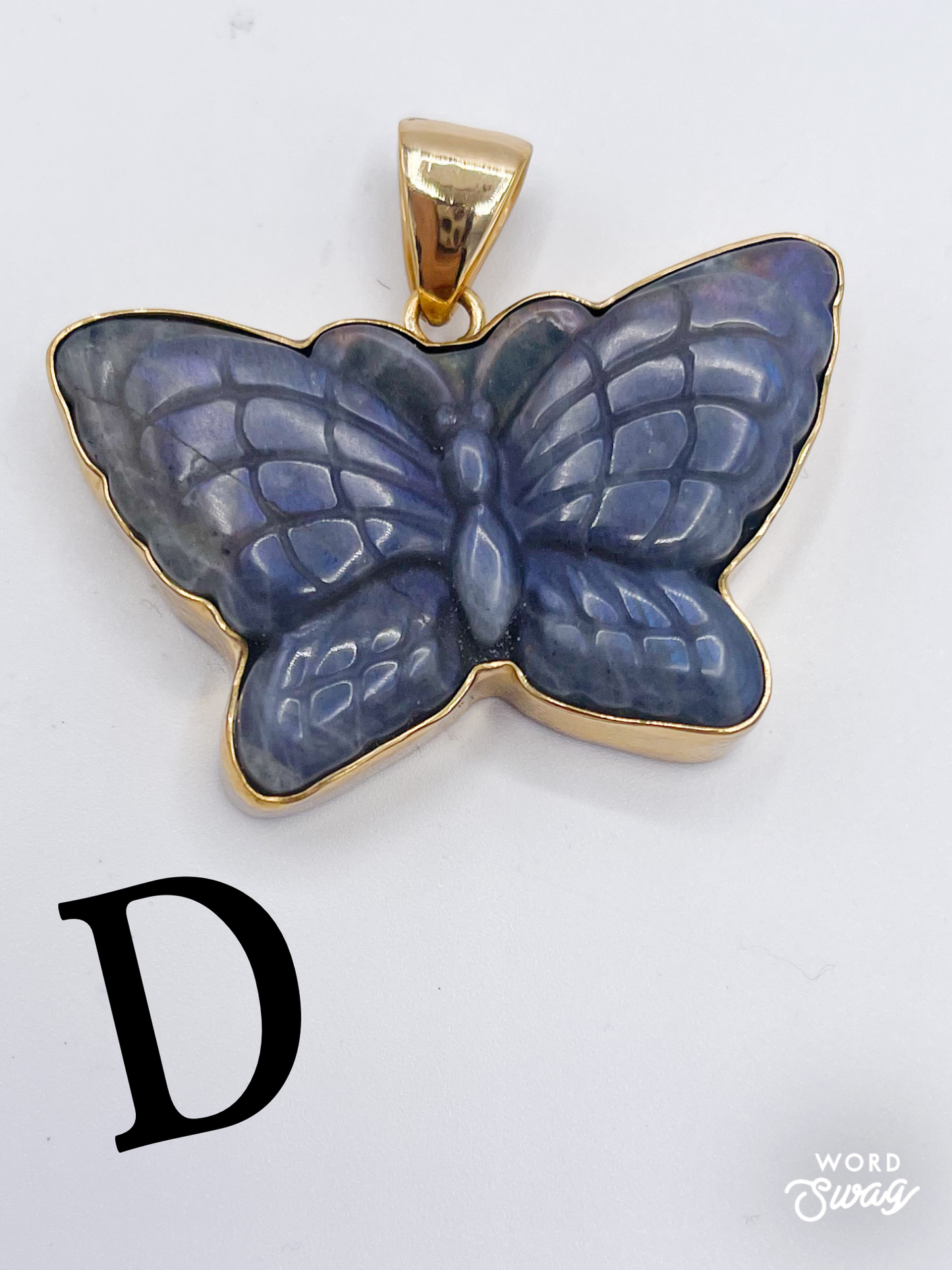 Labradorite Butterfly Pendants-Alchemia