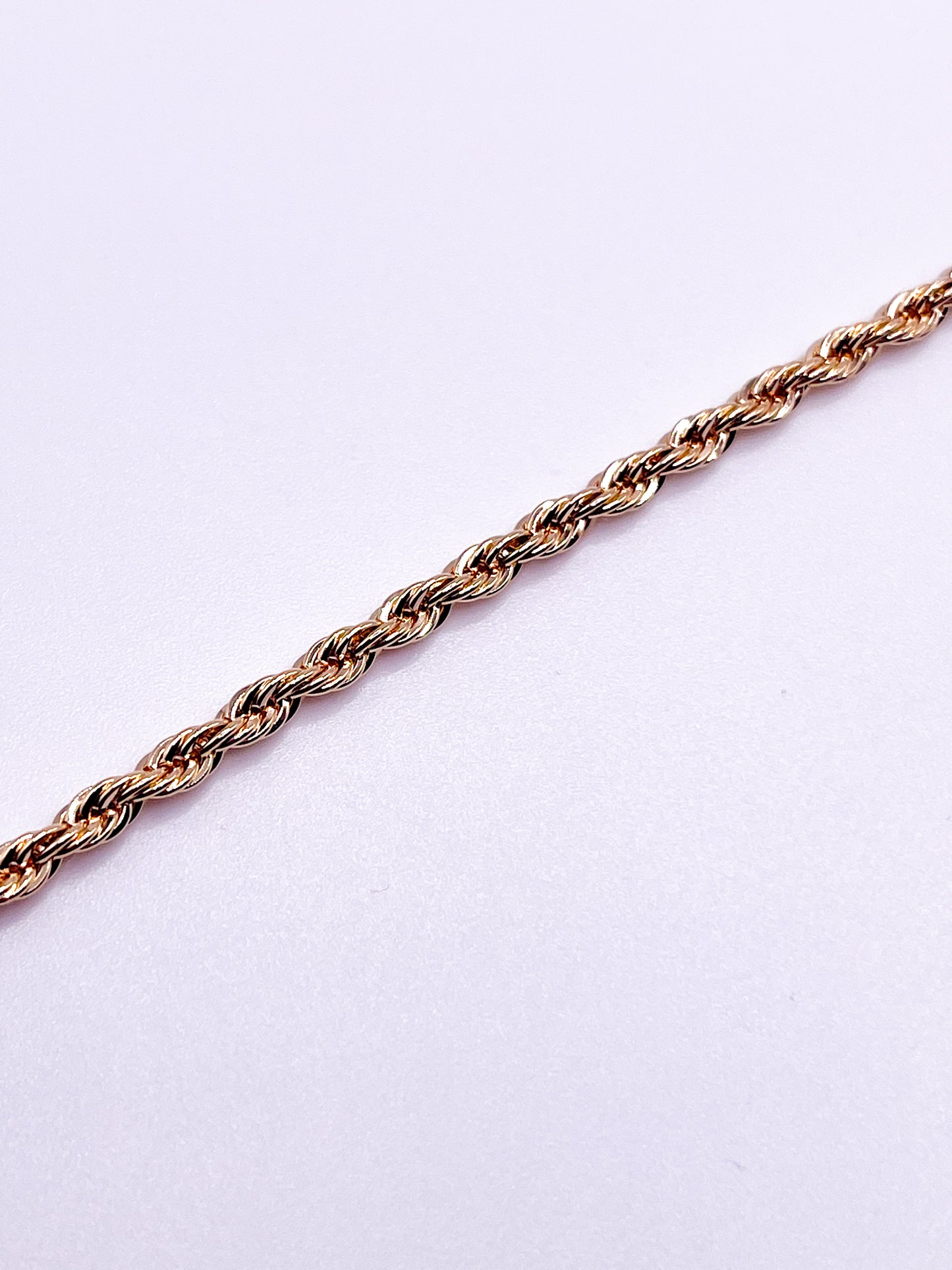 Twist Rope Bracelet-18k Gold filled