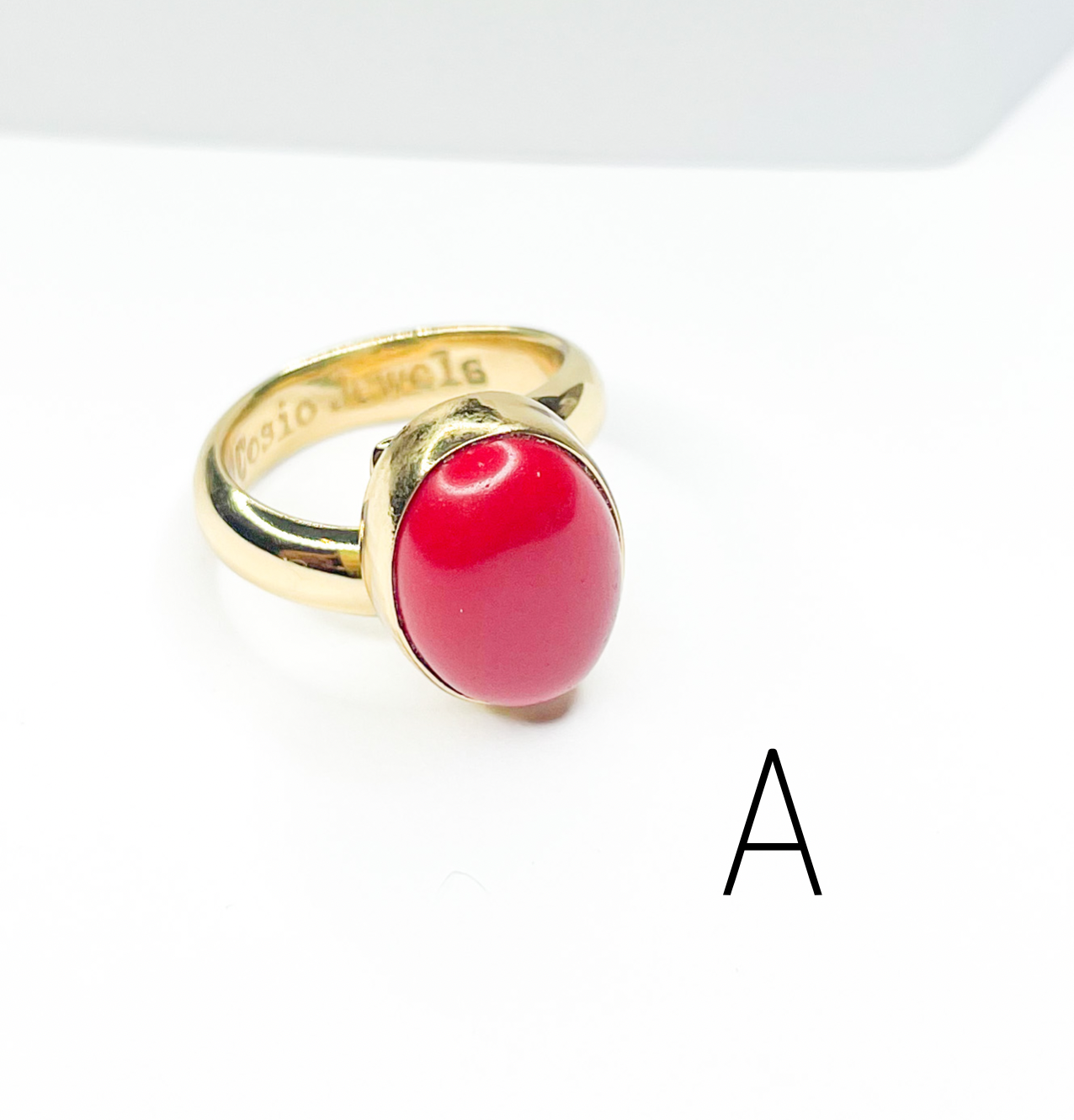 Mixed of Oval Natural Stones Faceted Ring-Alchemia