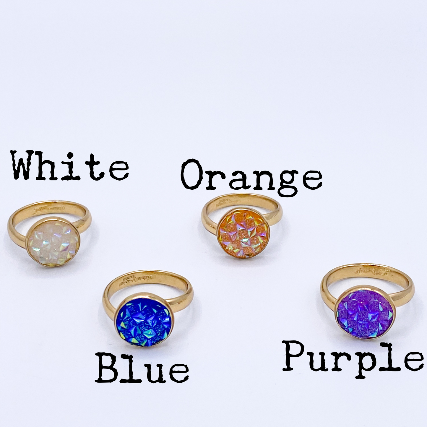 Spiked Colorful Resin Ring - Alchemia