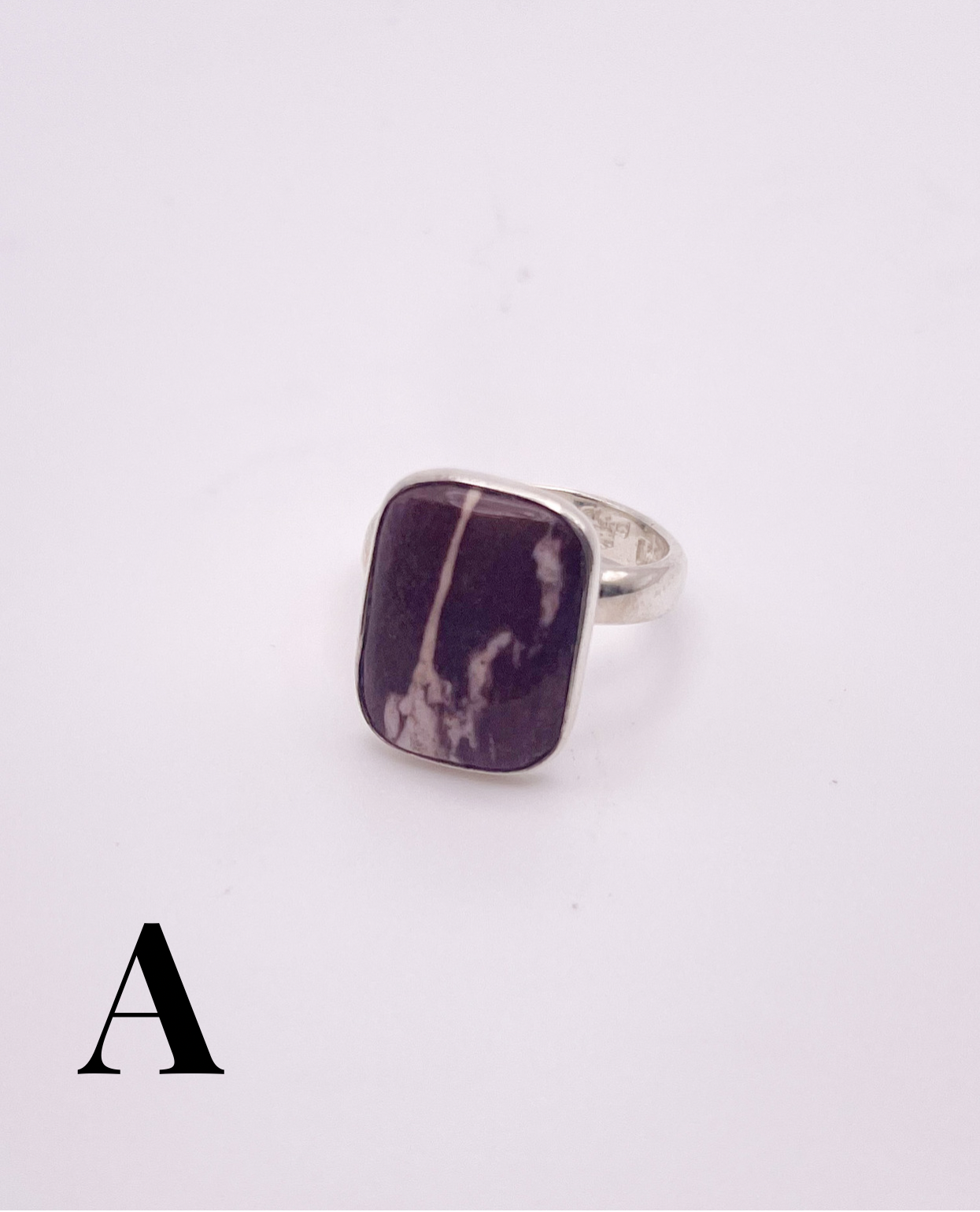 Dainty Jasper Mix Adjustable Ring-Solid Sterling Silver
