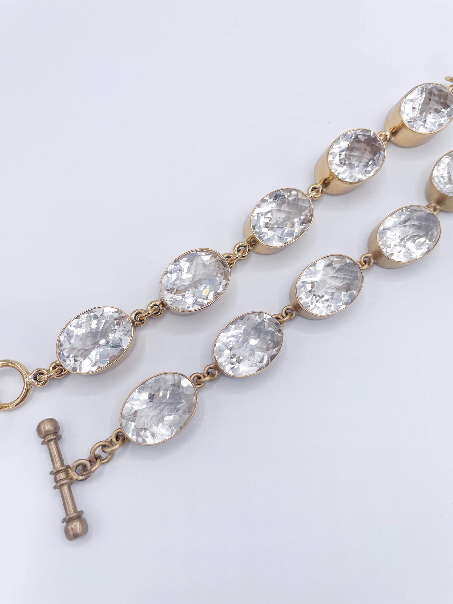 Quartz Oval Bracelet 7.5in-8.5in - Alchemia